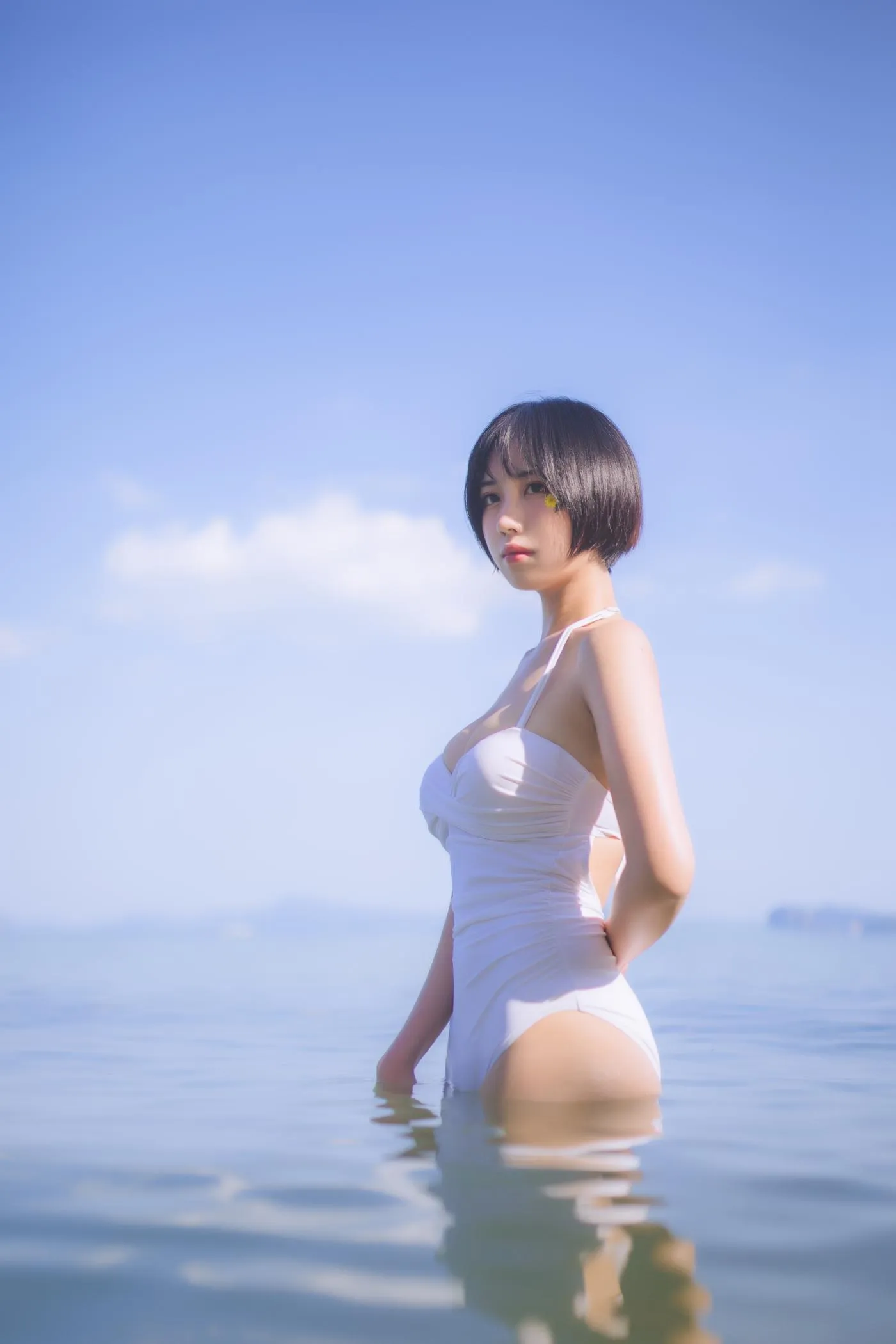 念雪ww – NO.17 白色泳衣 [30P]插图9