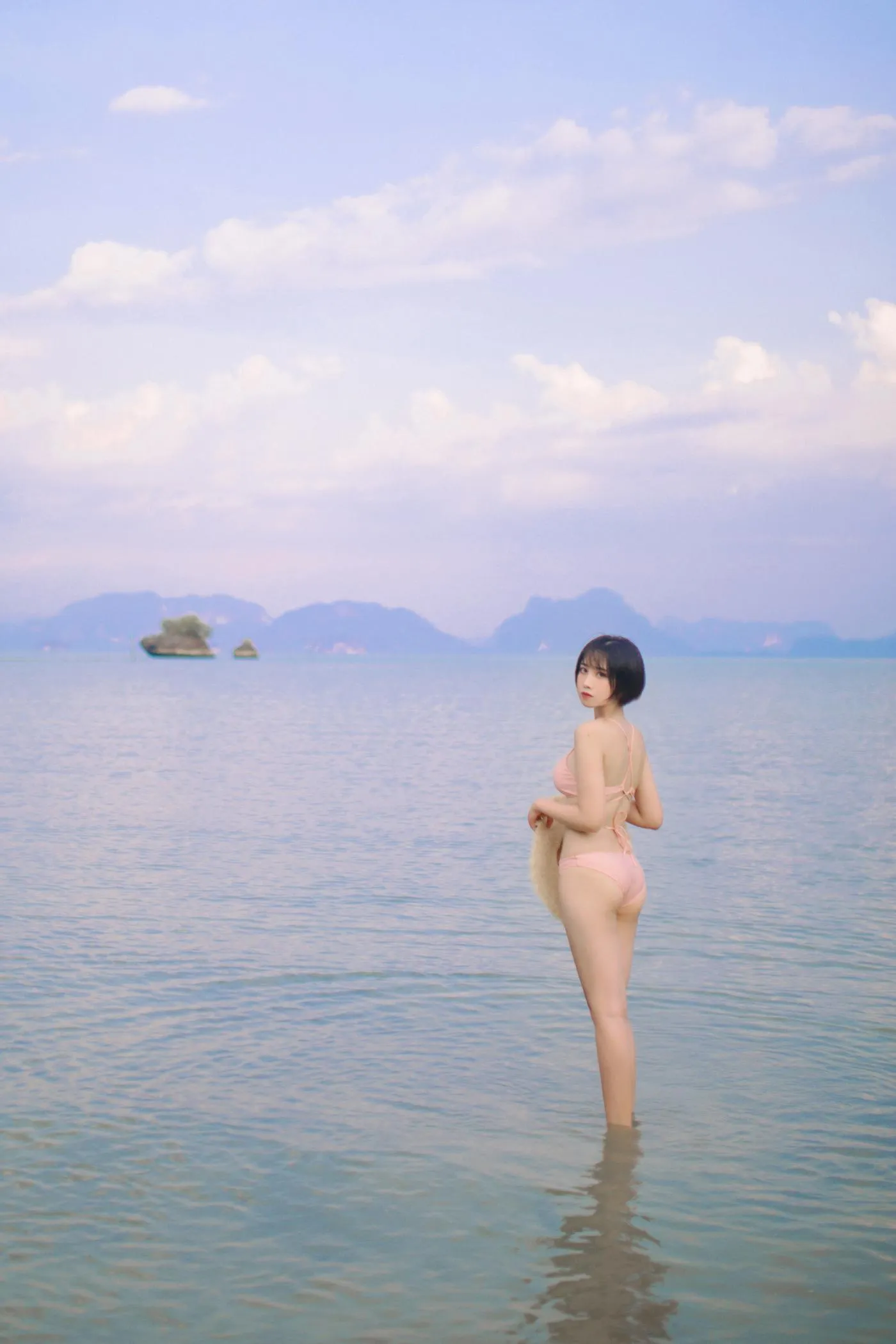 念雪ww – NO.20 粉色泳衣 [30P]插图9