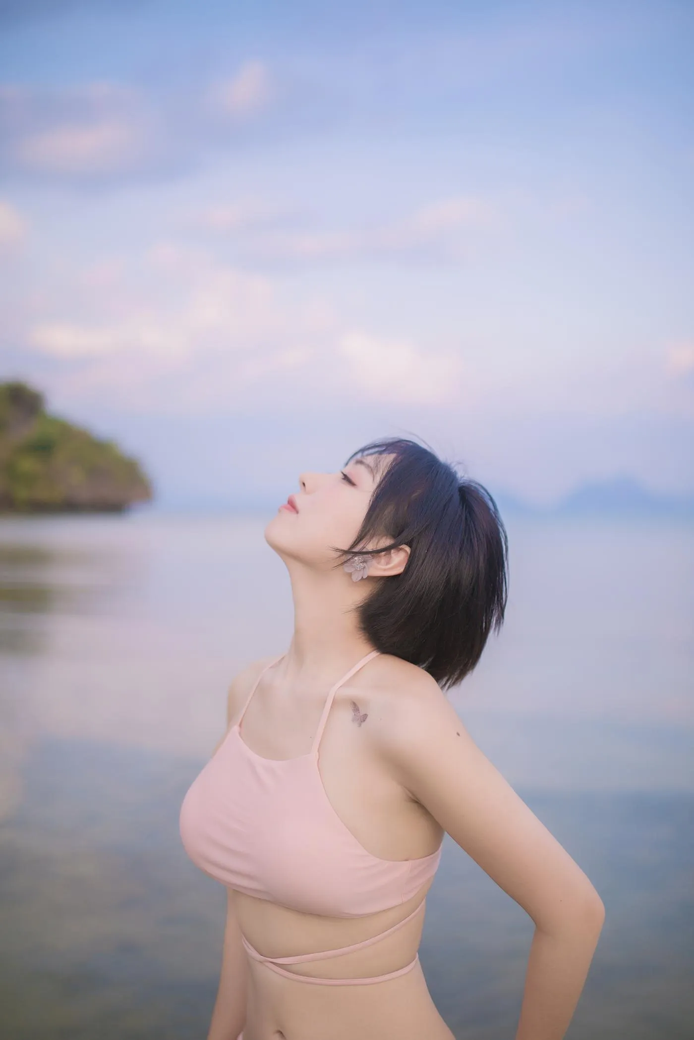 念雪ww – NO.20 粉色泳衣 [30P]插图1