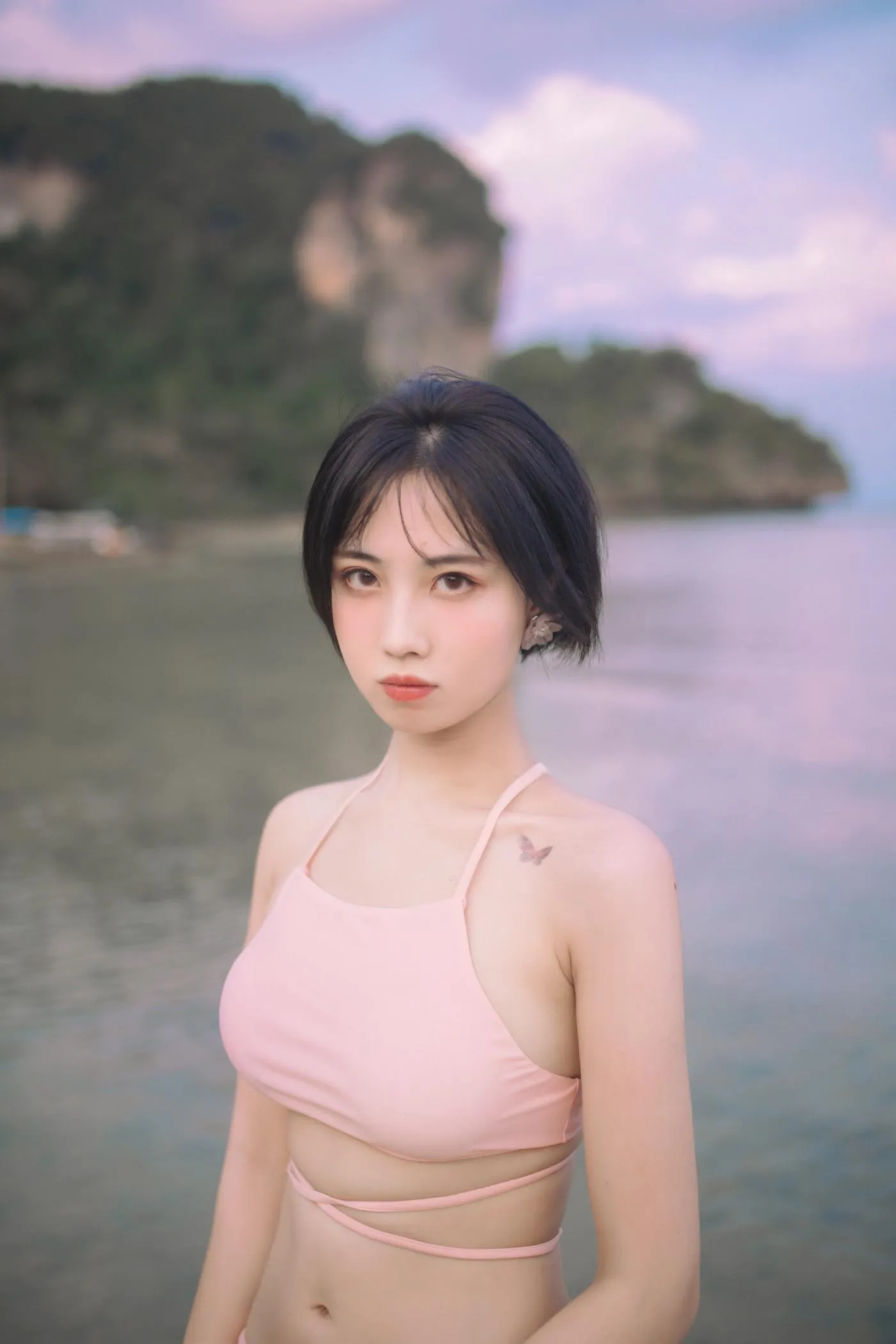 念雪ww – NO.20 粉色泳衣 [30P]插图4