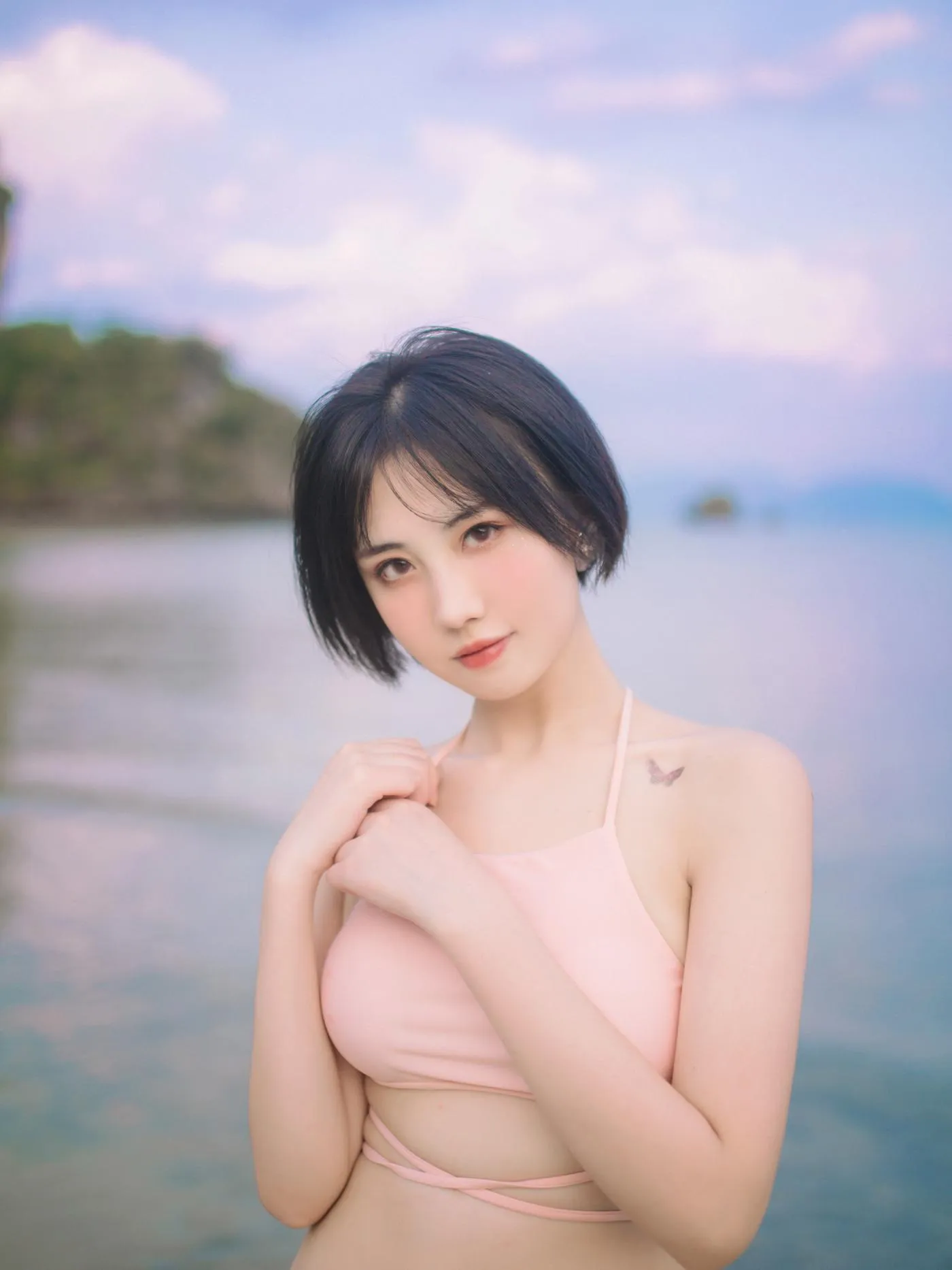 念雪ww – NO.20 粉色泳衣 [30P]插图5