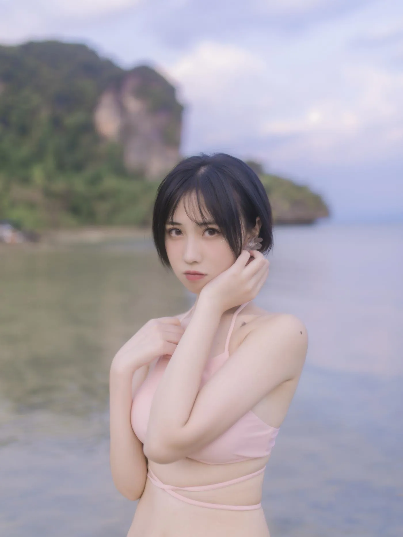 念雪ww – NO.20 粉色泳衣 [30P]插图6