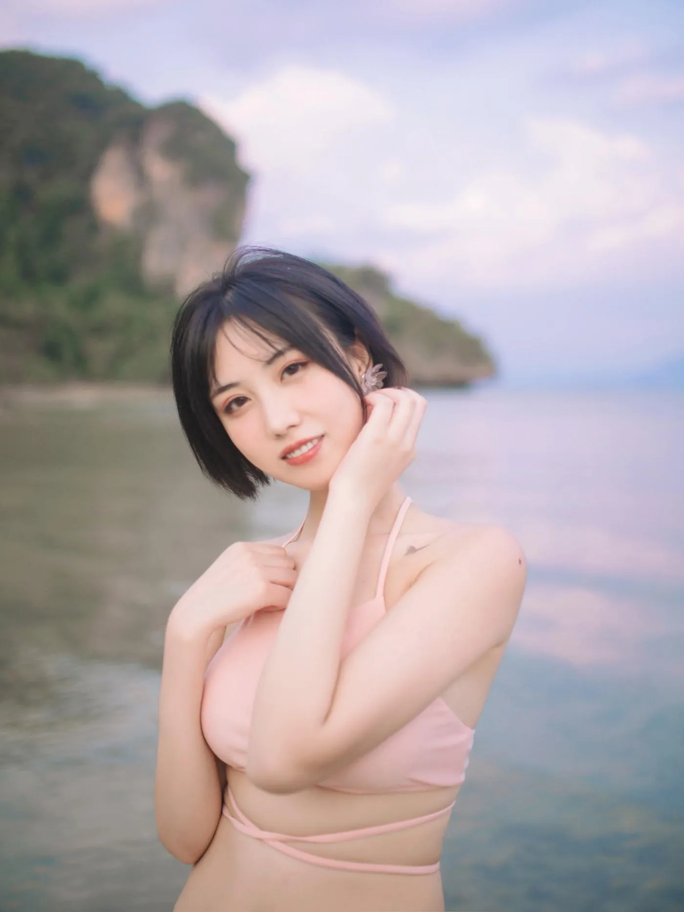 念雪ww – NO.20 粉色泳衣 [30P]插图7
