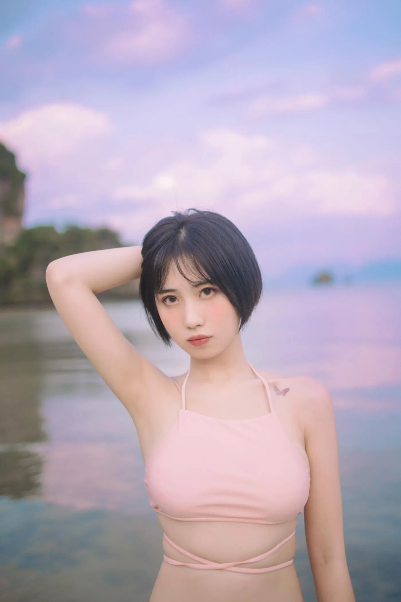 念雪ww – NO.20 粉色泳衣 [30P]插图8