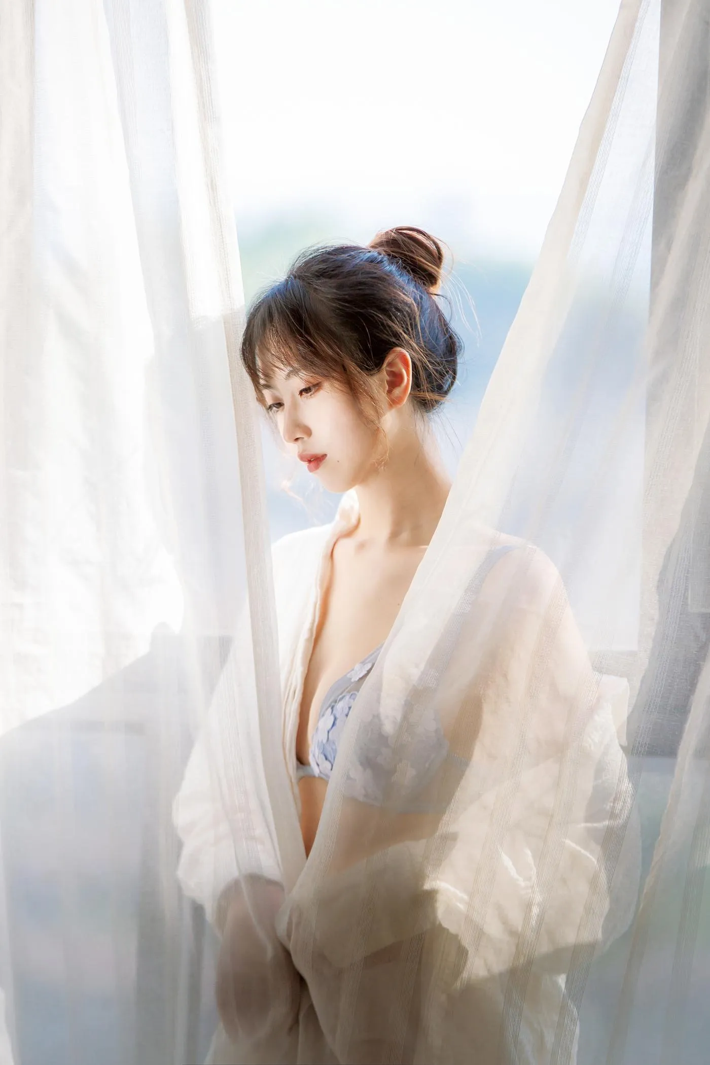 念雪ww – NO.21 居家蓝色 [25P]插图7
