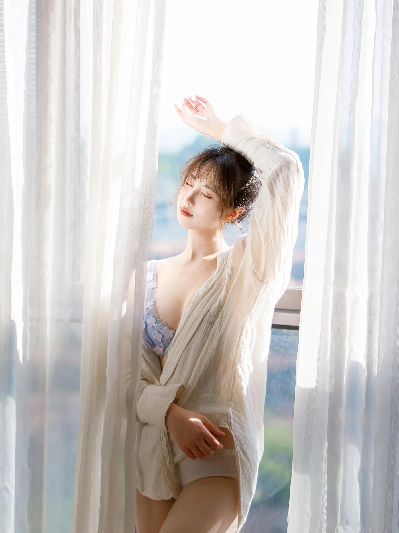 念雪ww – NO.21 居家蓝色 [25P]插图