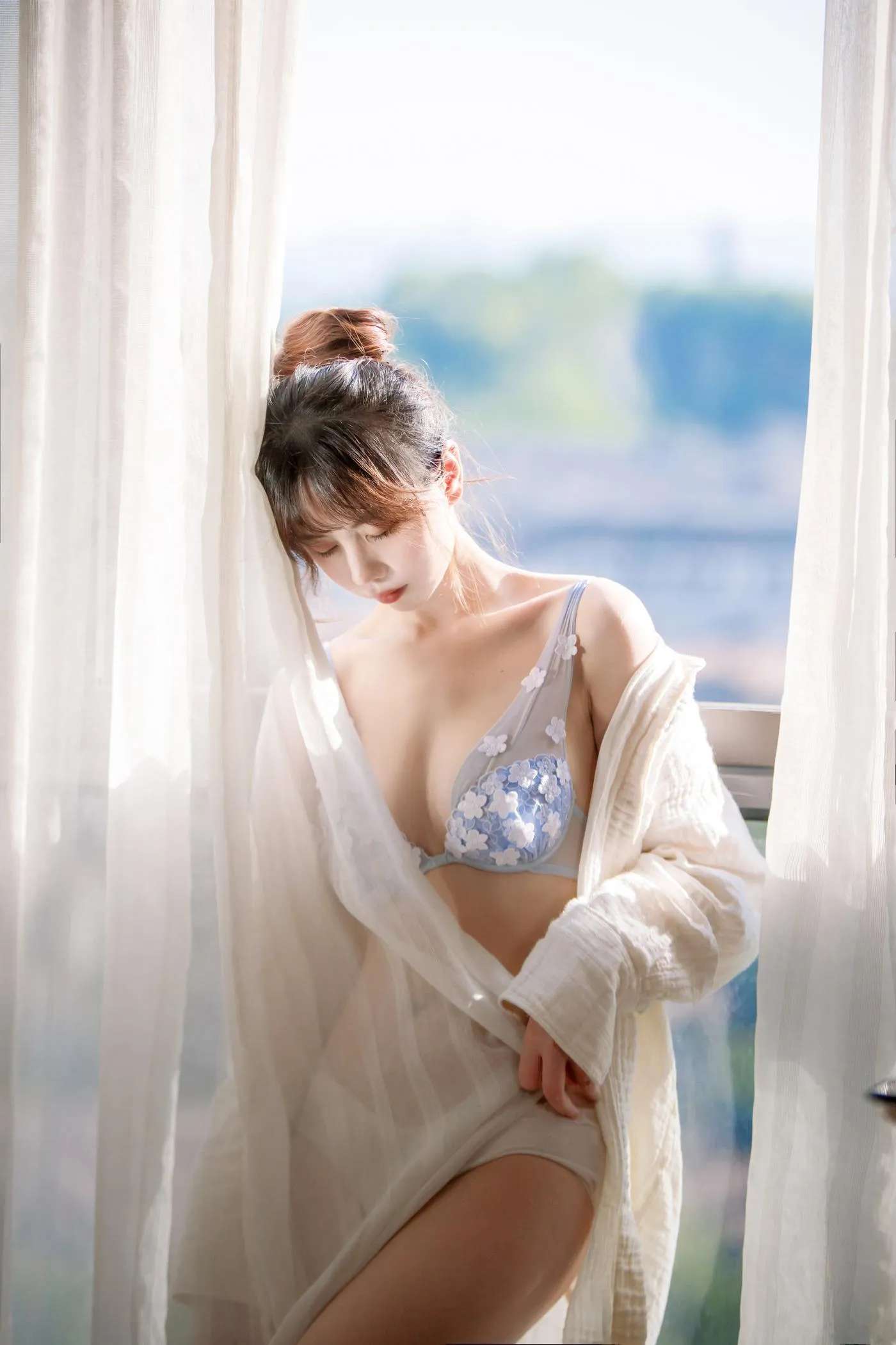 念雪ww – NO.21 居家蓝色 [25P]插图3