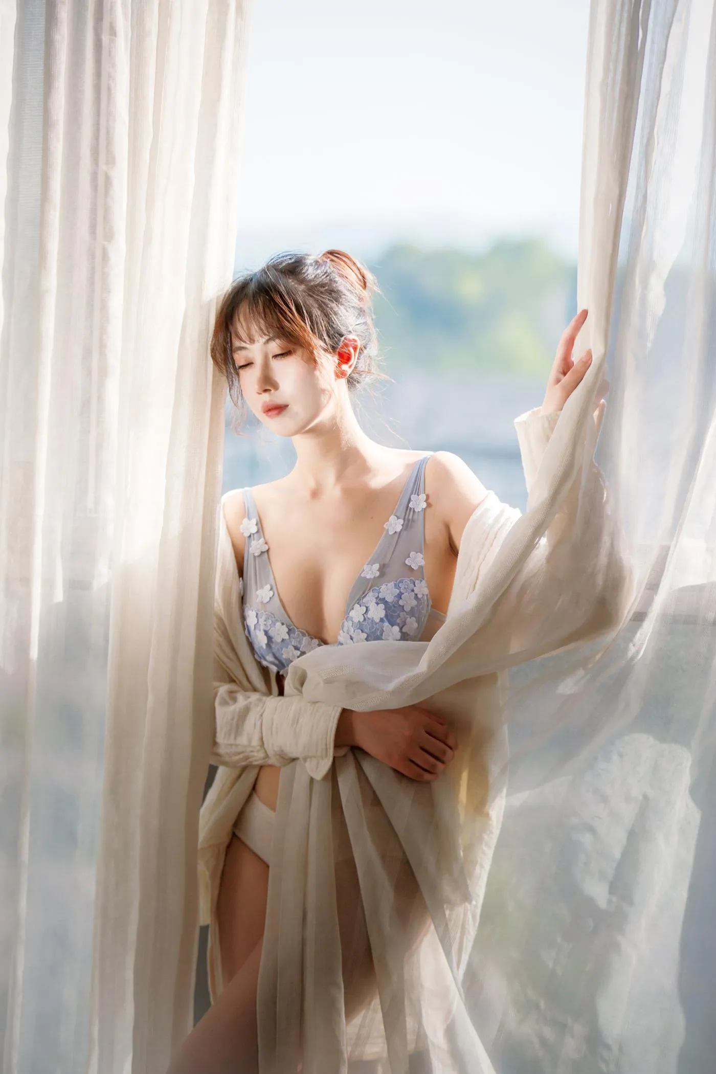 念雪ww – NO.21 居家蓝色 [25P]插图4