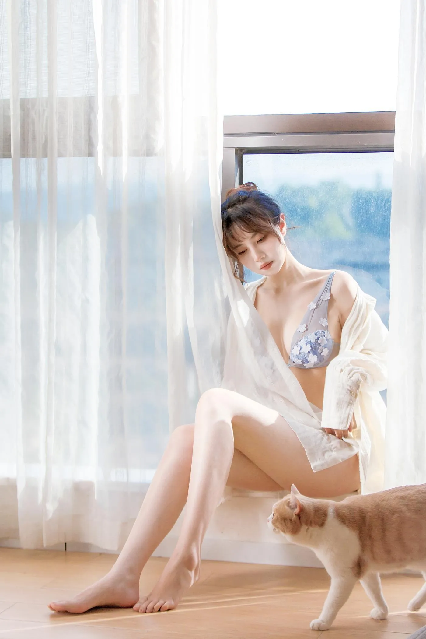 念雪ww – NO.21 居家蓝色 [25P]插图6
