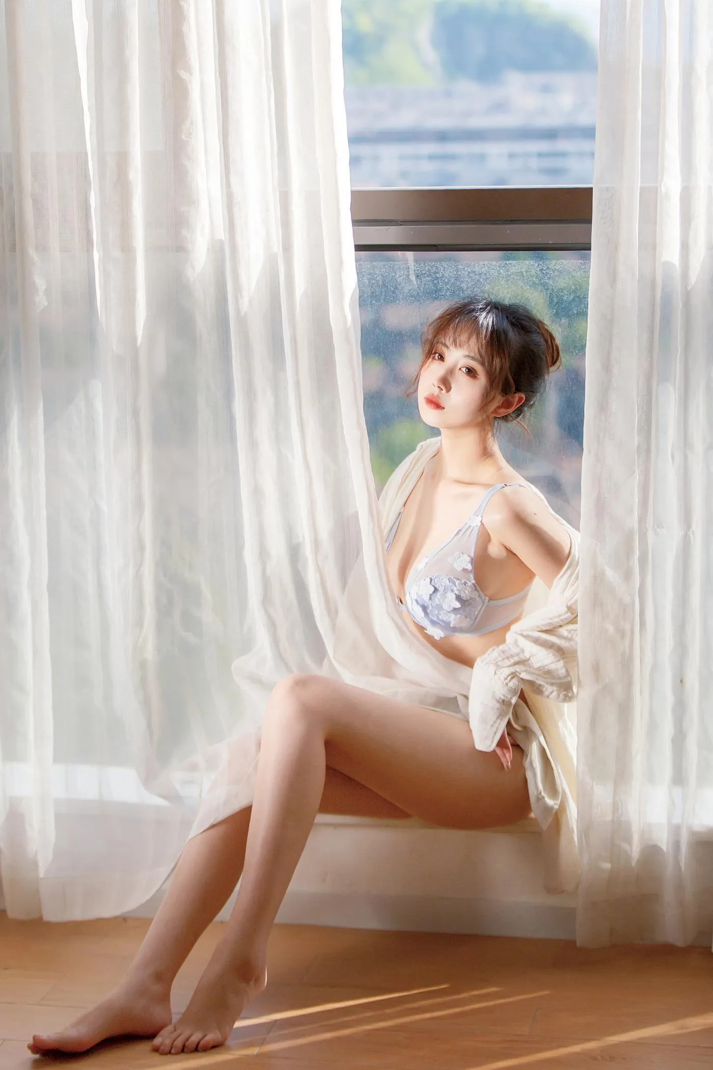 念雪ww – NO.21 居家蓝色 [25P]插图1