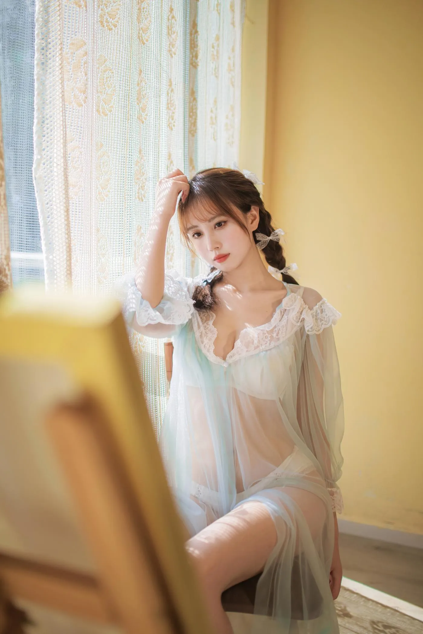 念雪ww – NO.22 蓝纱衣 [40P]插图2