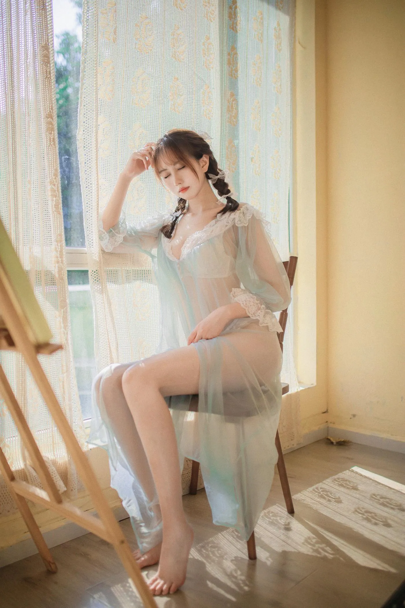 念雪ww – NO.22 蓝纱衣 [40P]插图3