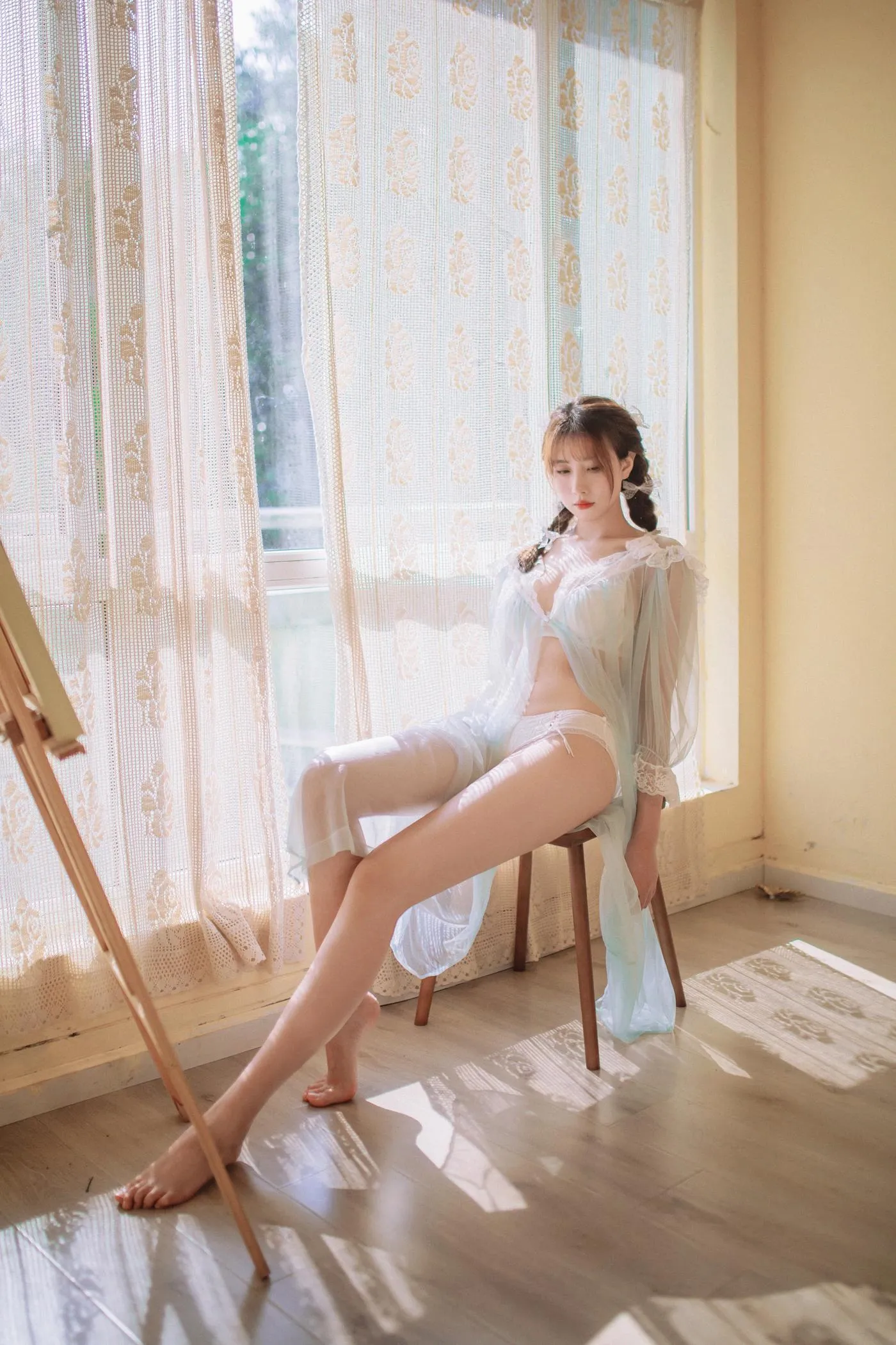 念雪ww – NO.22 蓝纱衣 [40P]插图6