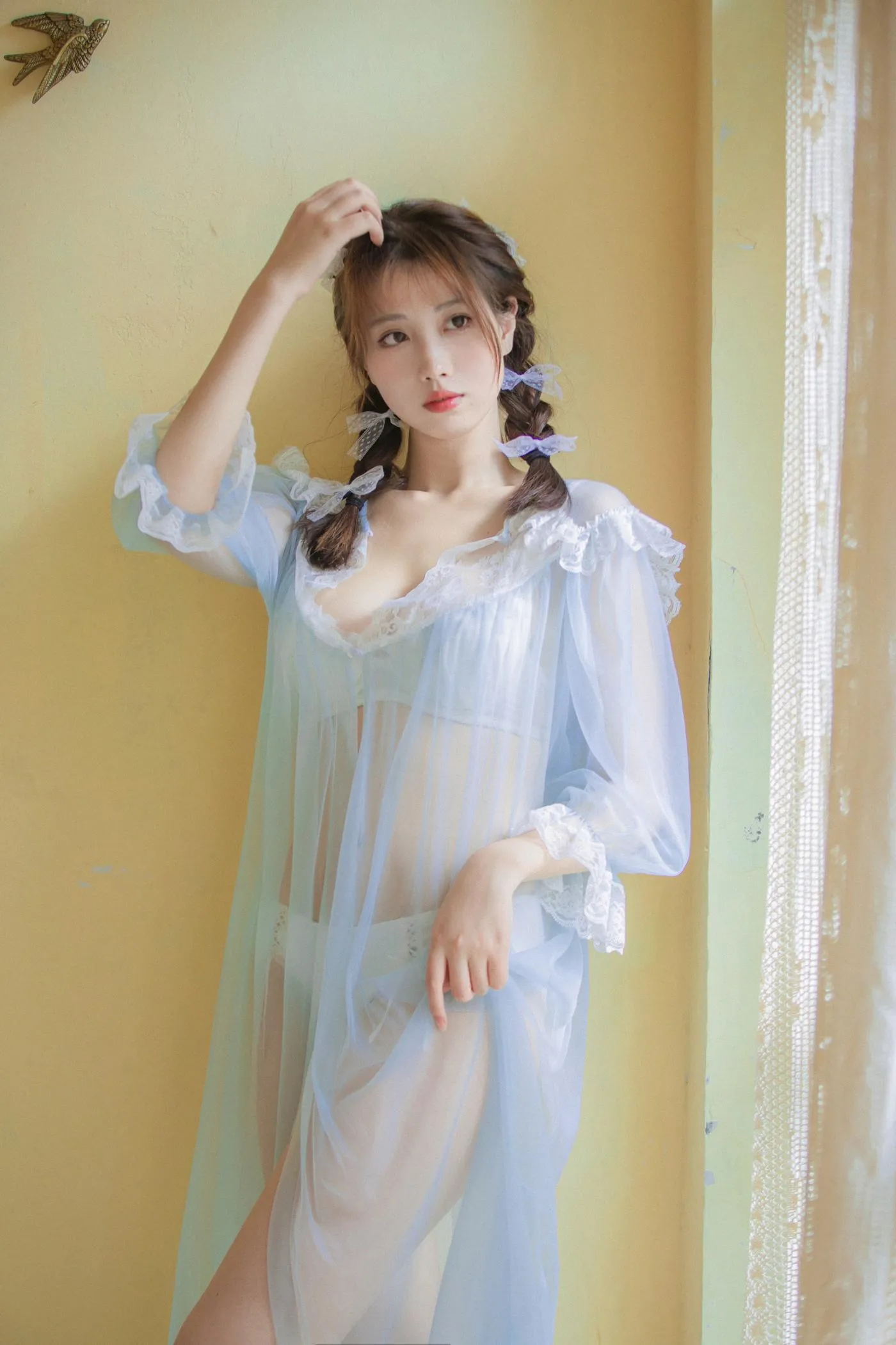 念雪ww – NO.22 蓝纱衣 [40P]插图1
