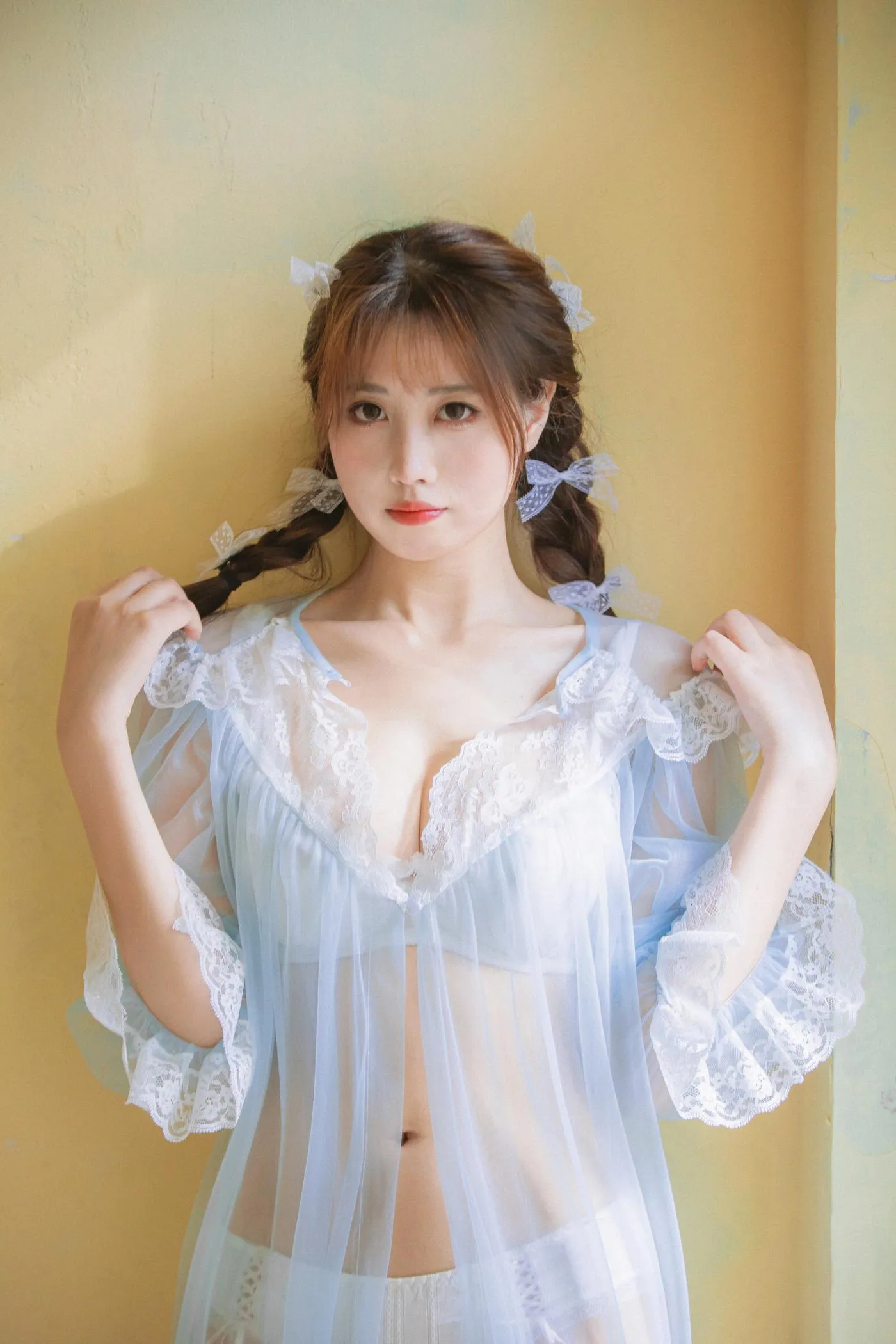 念雪ww – NO.22 蓝纱衣 [40P]插图2