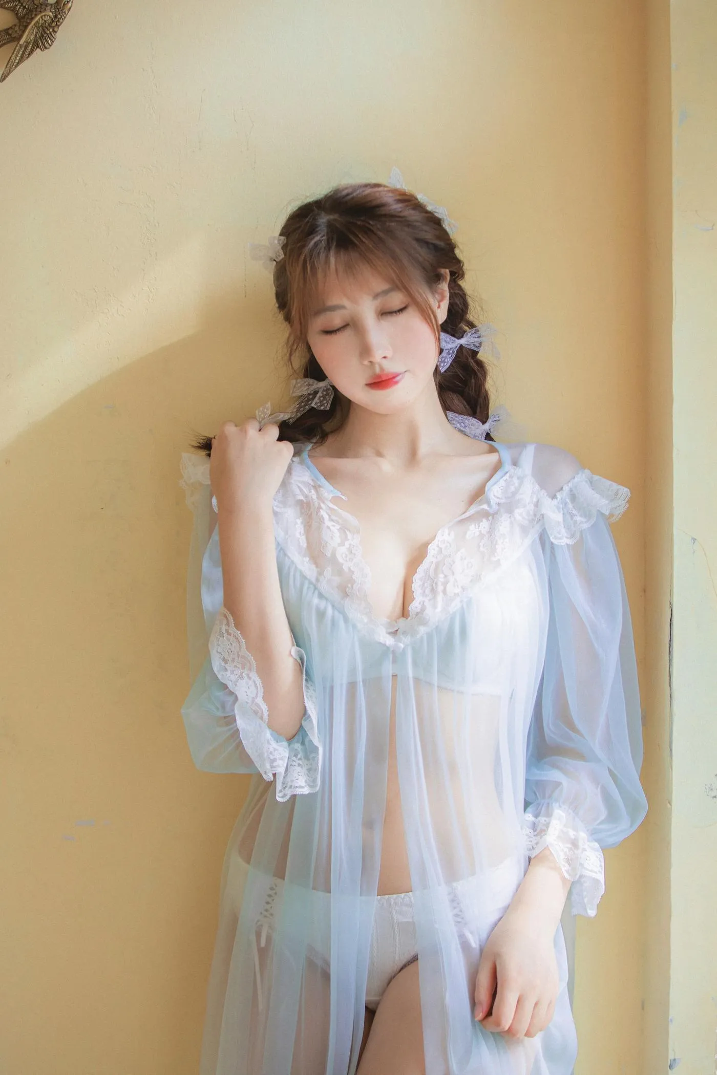 念雪ww – NO.22 蓝纱衣 [40P]插图3