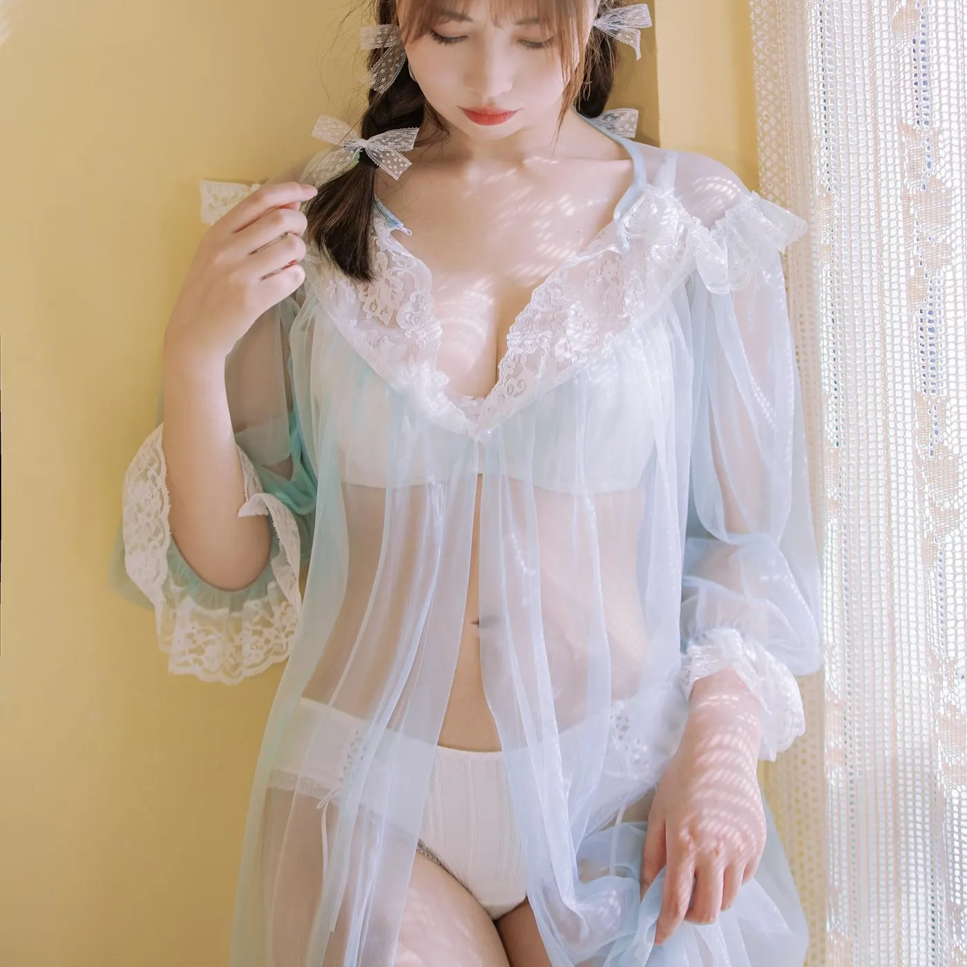 念雪ww – NO.22 蓝纱衣 [40P]插图7