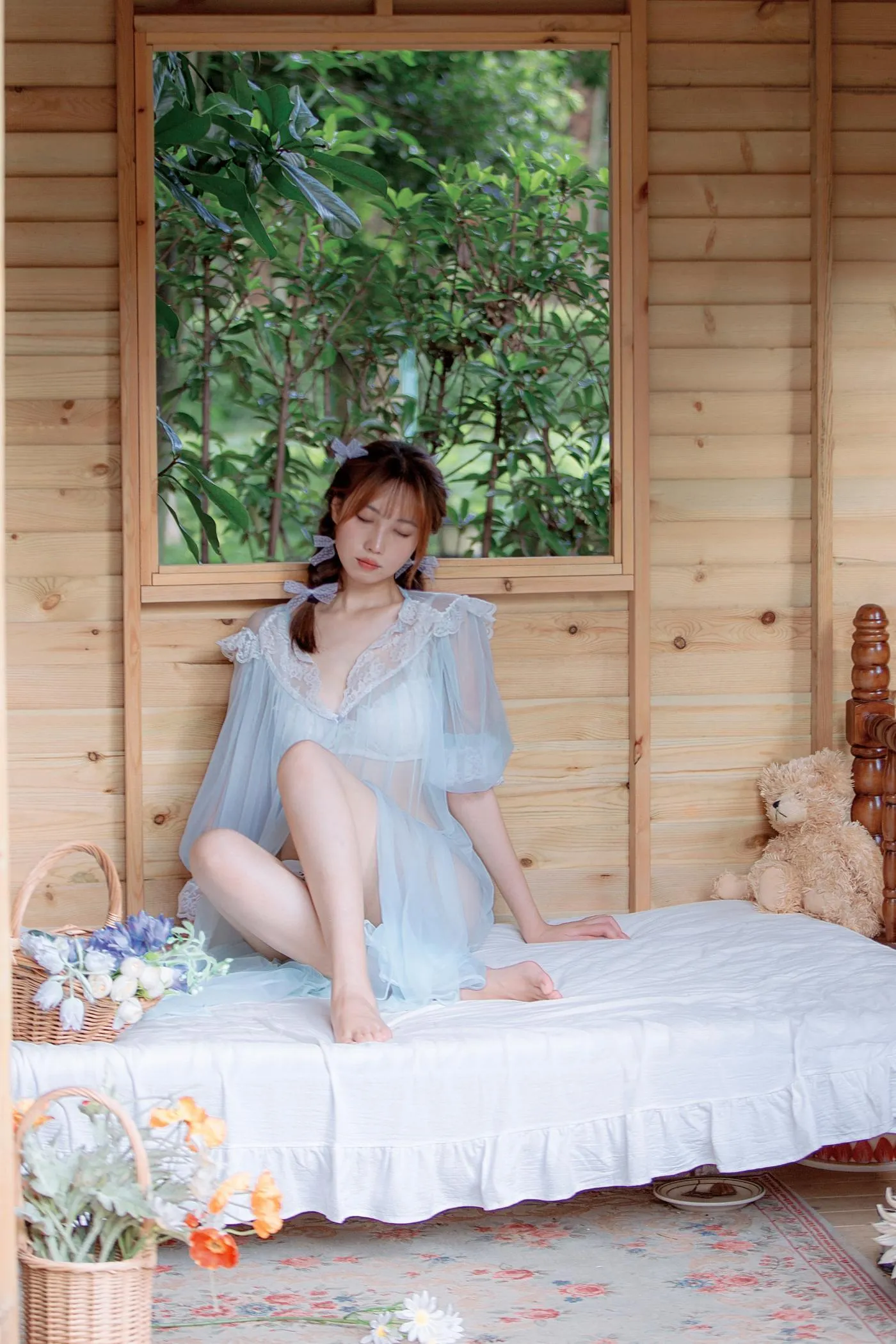 念雪ww – NO.22 蓝纱衣 [40P]插图