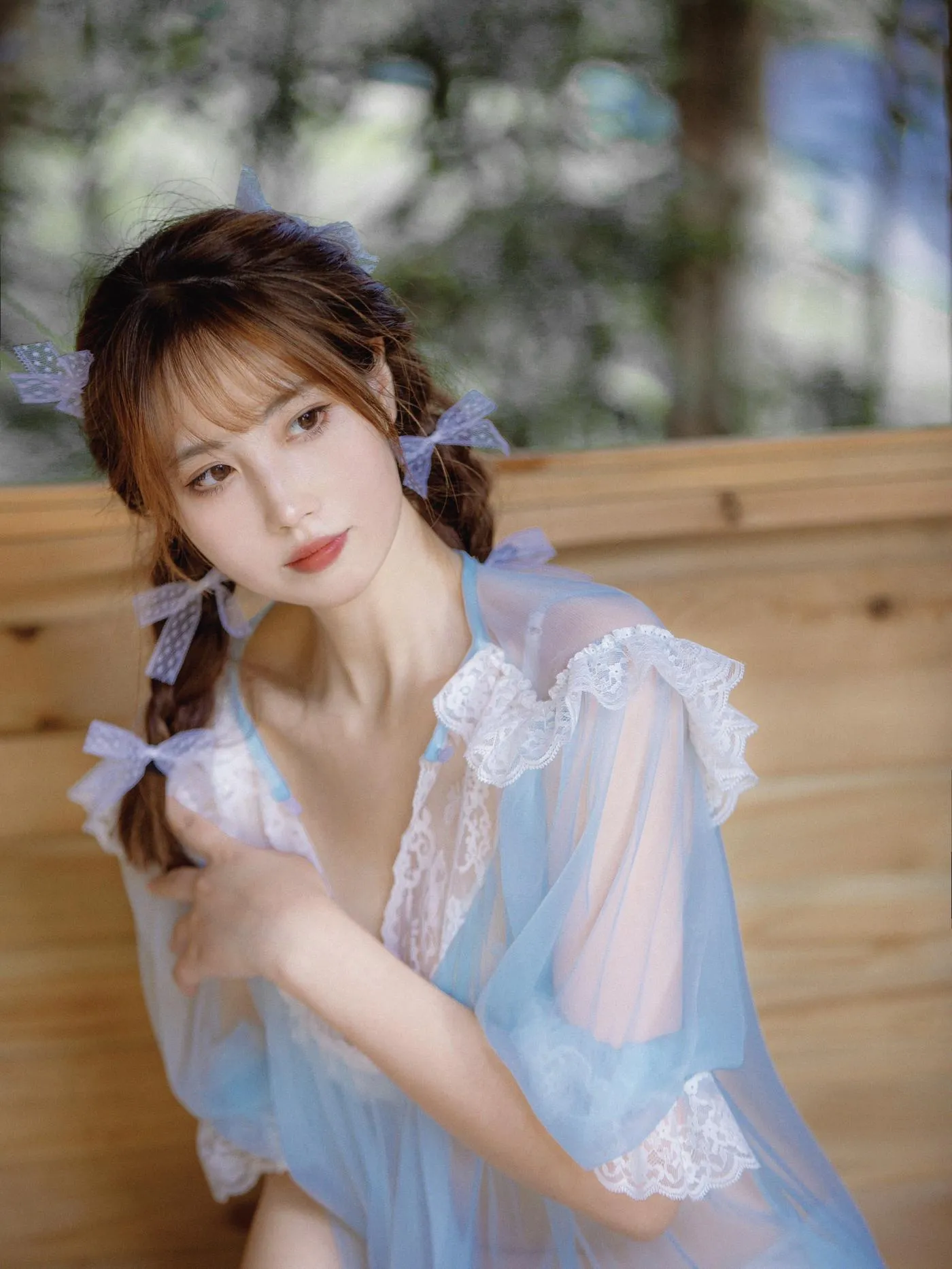 念雪ww – NO.22 蓝纱衣 [40P]插图3