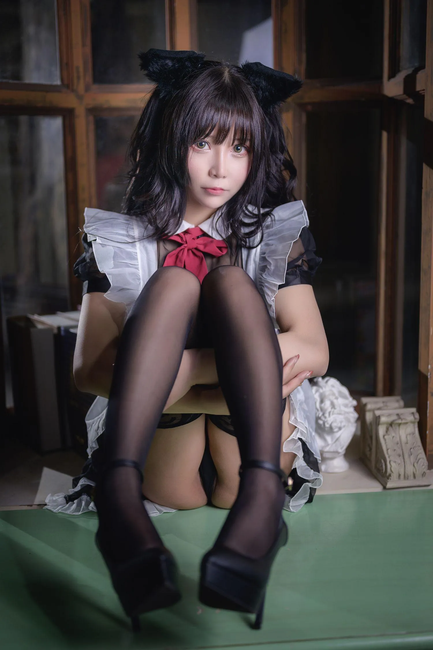 抱走莫子AA – NO.26 黑絲貓咪小女仆 [44P]插图6