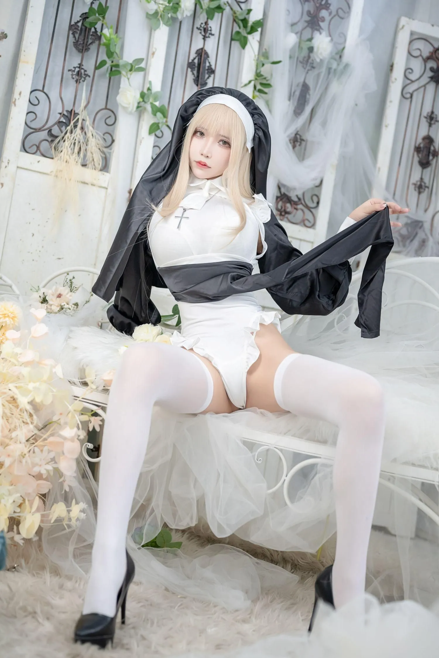 抱走莫子aa – NO.40 生日特辑 修女-正片 [57P]插图7