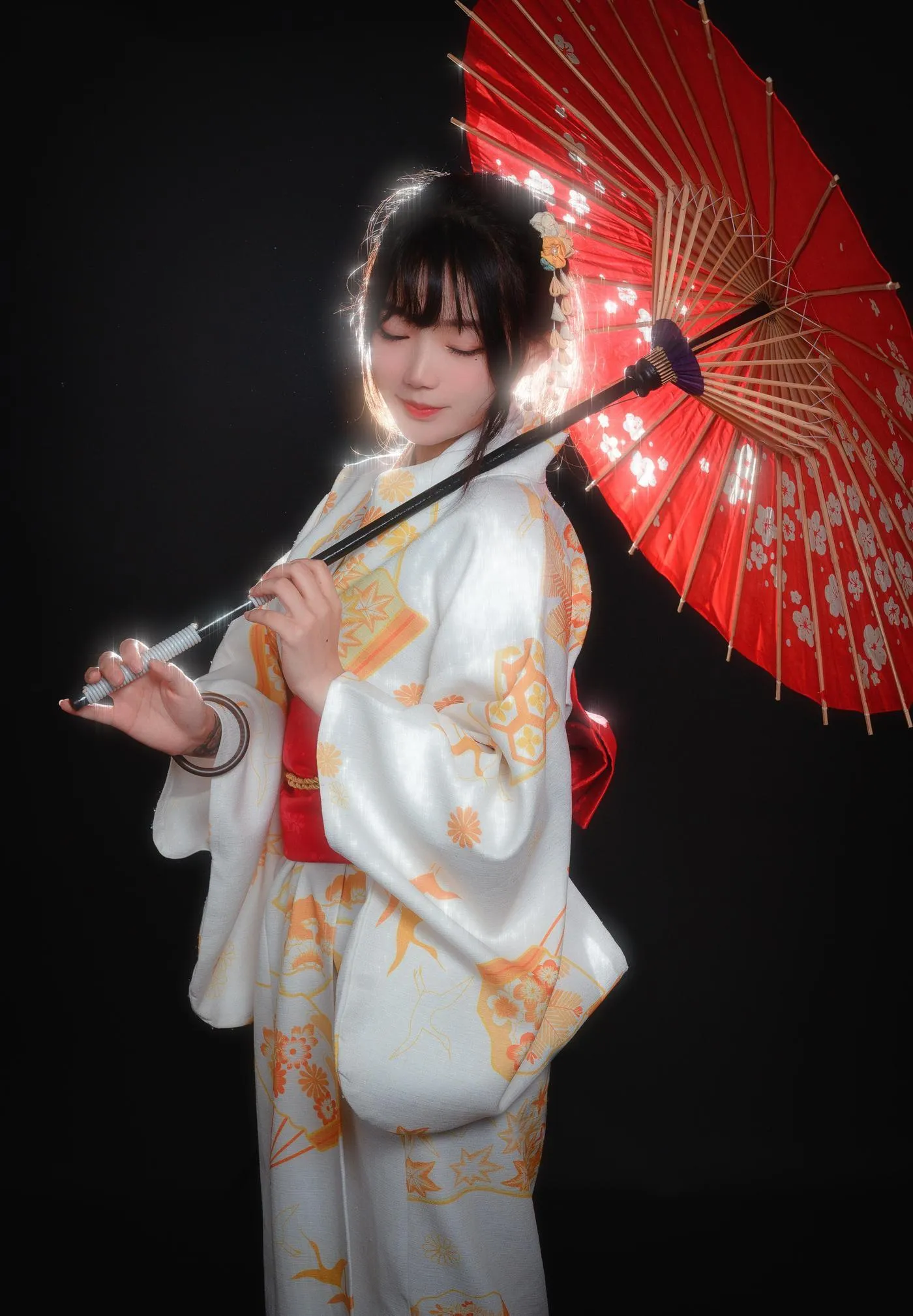 拿相机的执义 – NO.20 『和服写真』—神明少女 [6P]插图5