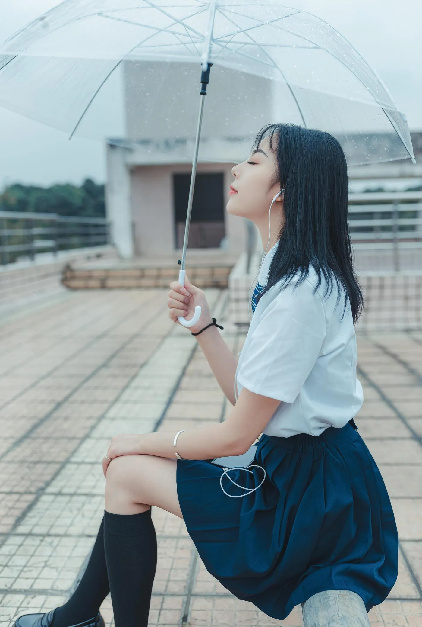 拿相机的执义 – NO.27 JK少女写真学校的楼顶我在这等钟声响等你下课一起走好吗？ [10P]插图5