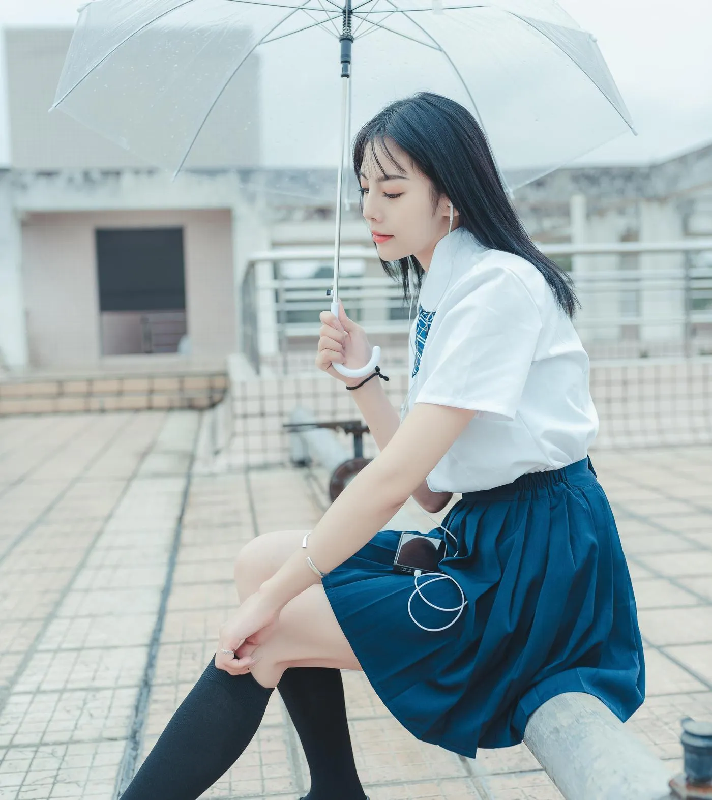 拿相机的执义 – NO.27 JK少女写真学校的楼顶我在这等钟声响等你下课一起走好吗？ [10P]插图6