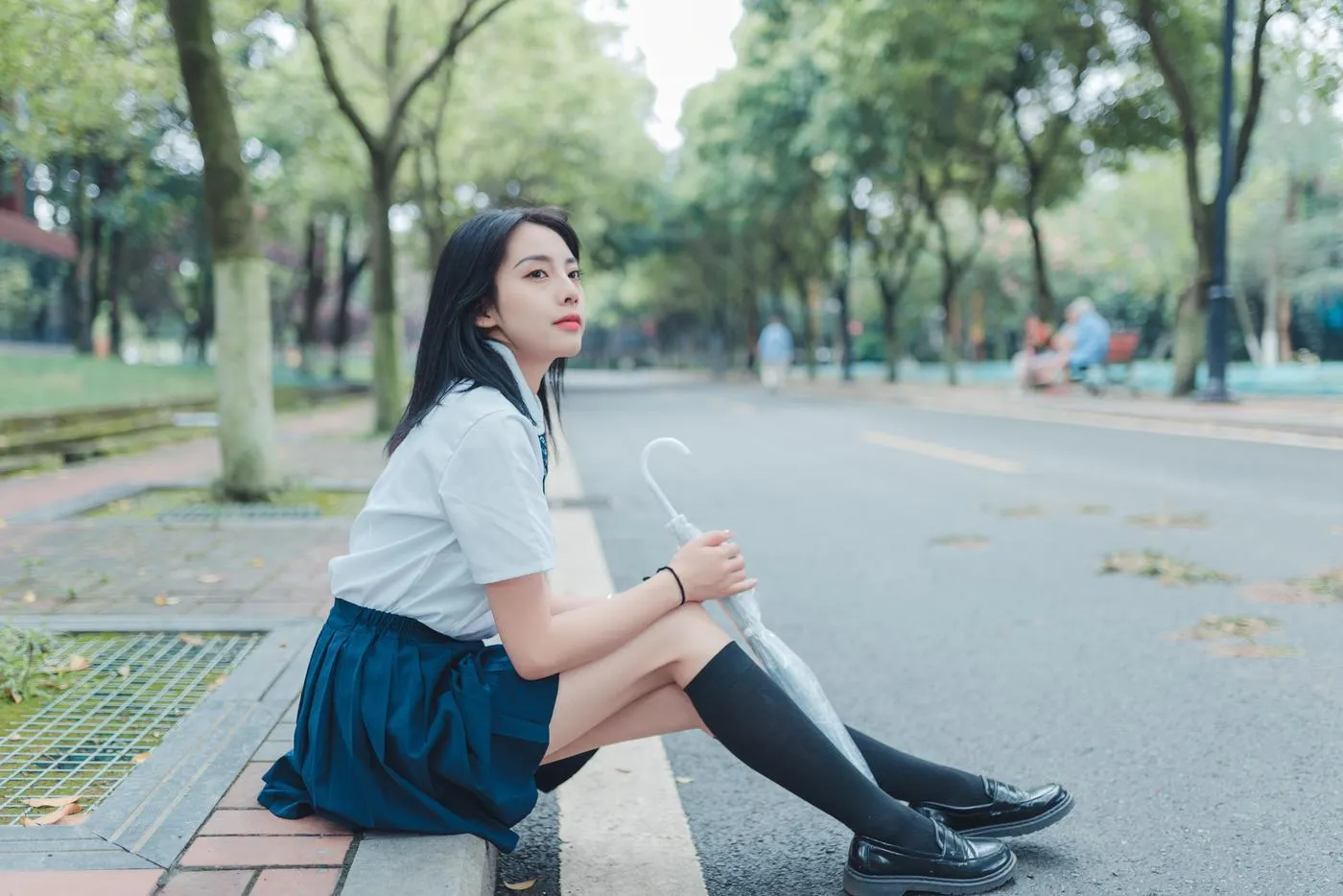 拿相机的执义 – NO.27 JK少女写真学校的楼顶我在这等钟声响等你下课一起走好吗？ [10P]插图8