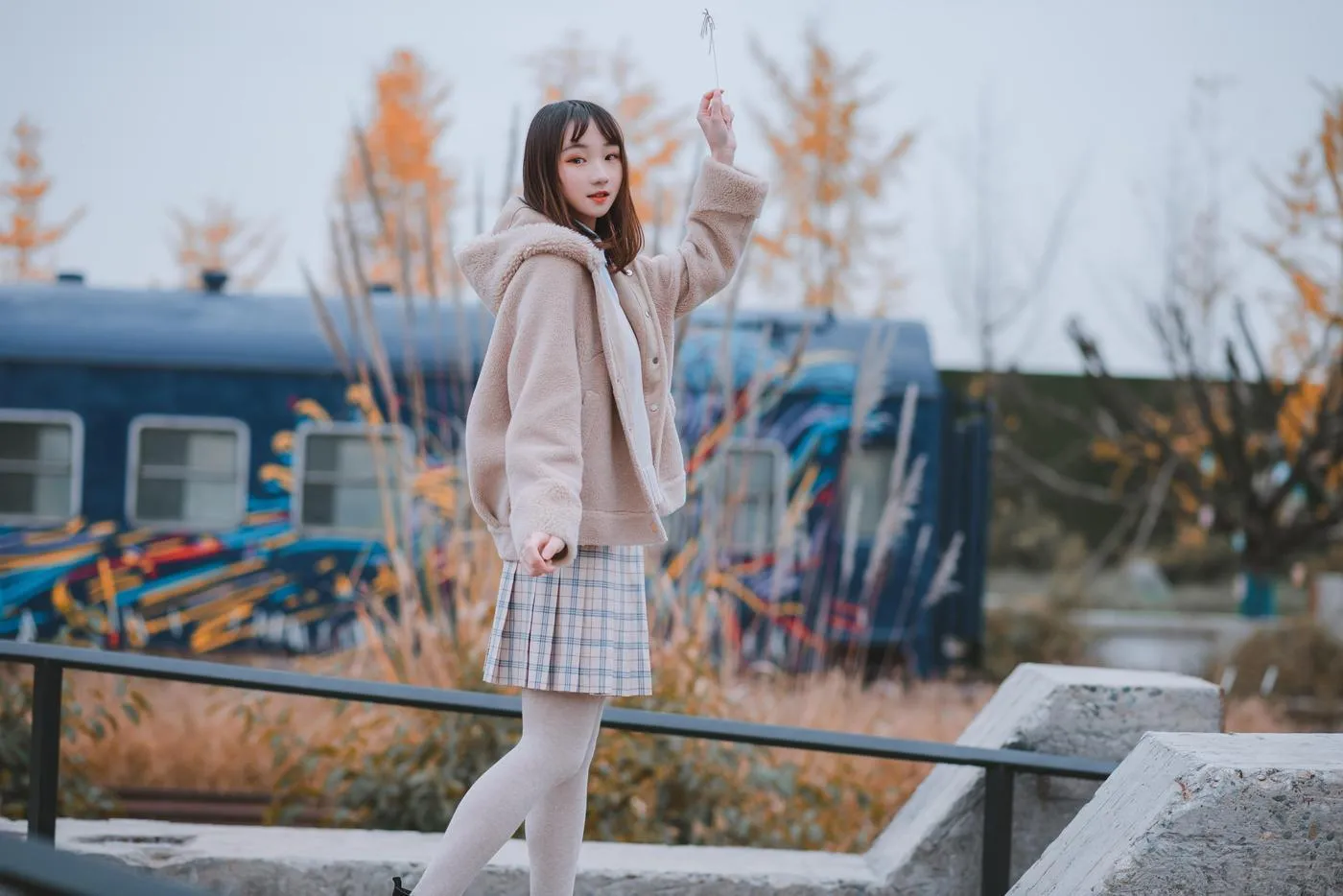 拿相机的执义 – NO.35 冬日JK少女这一站过后，下一站是什么样的风景呢 [13P]插图6