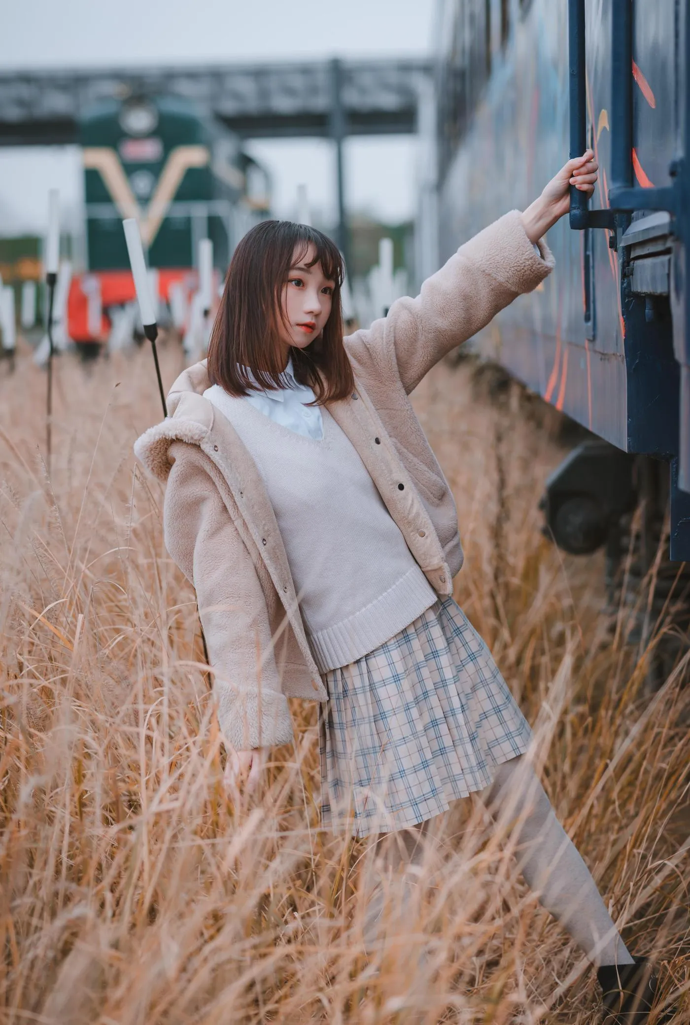 拿相机的执义 – NO.35 冬日JK少女这一站过后，下一站是什么样的风景呢 [13P]插图