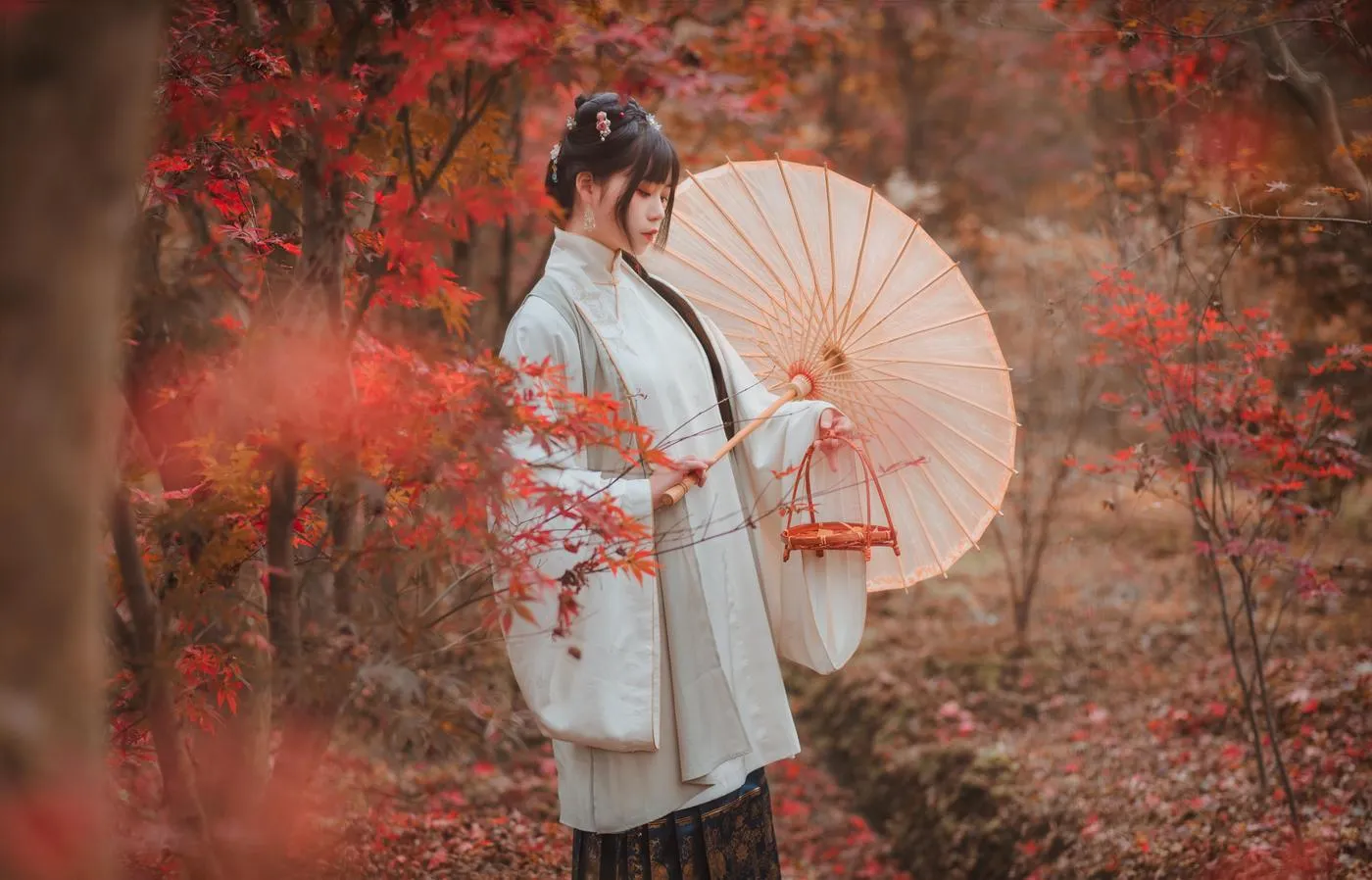 拿相机的执义 – NO.38 汉服写真『秋风起』 [14P]插图1