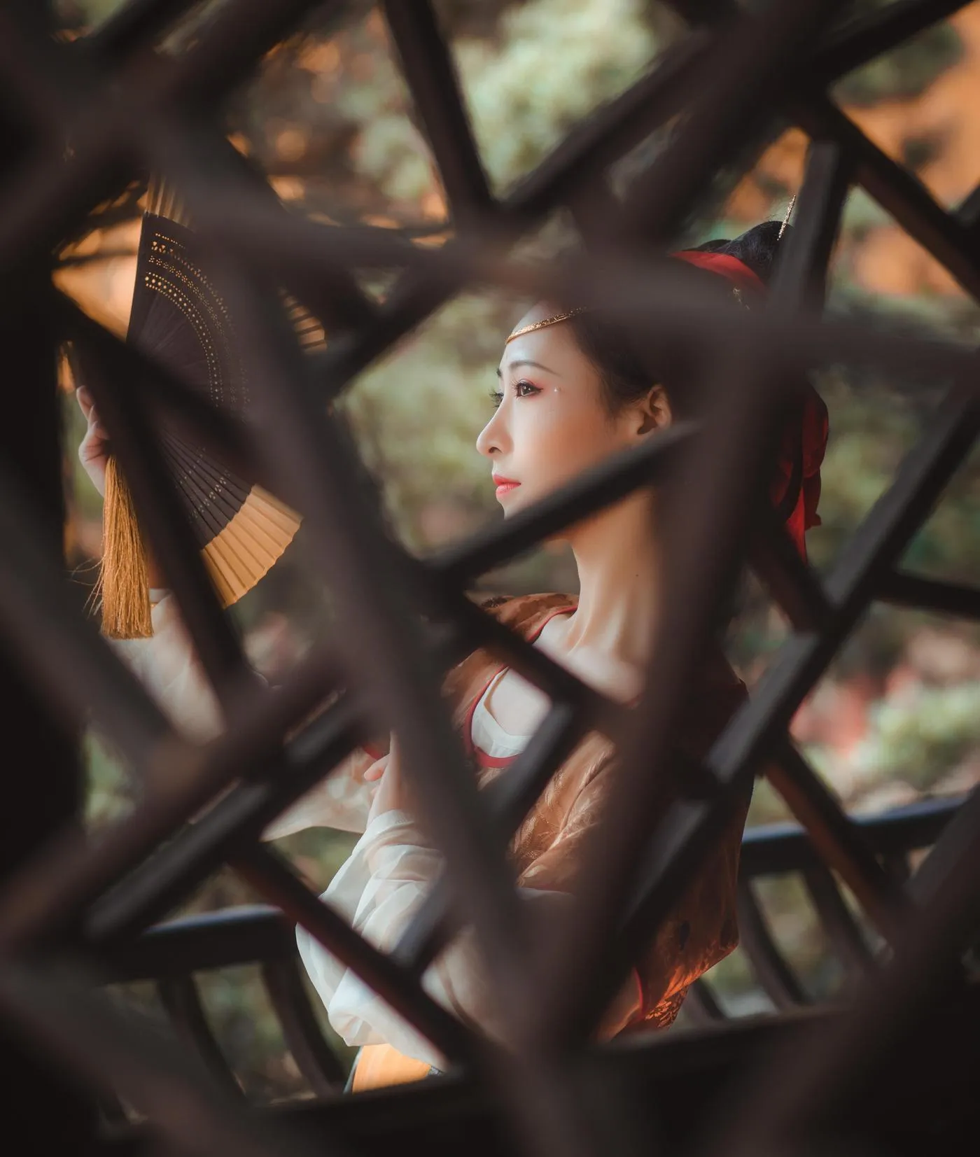拿相机的执义 – NO.41 汉服写真头上金爵钗 [13P]插图6