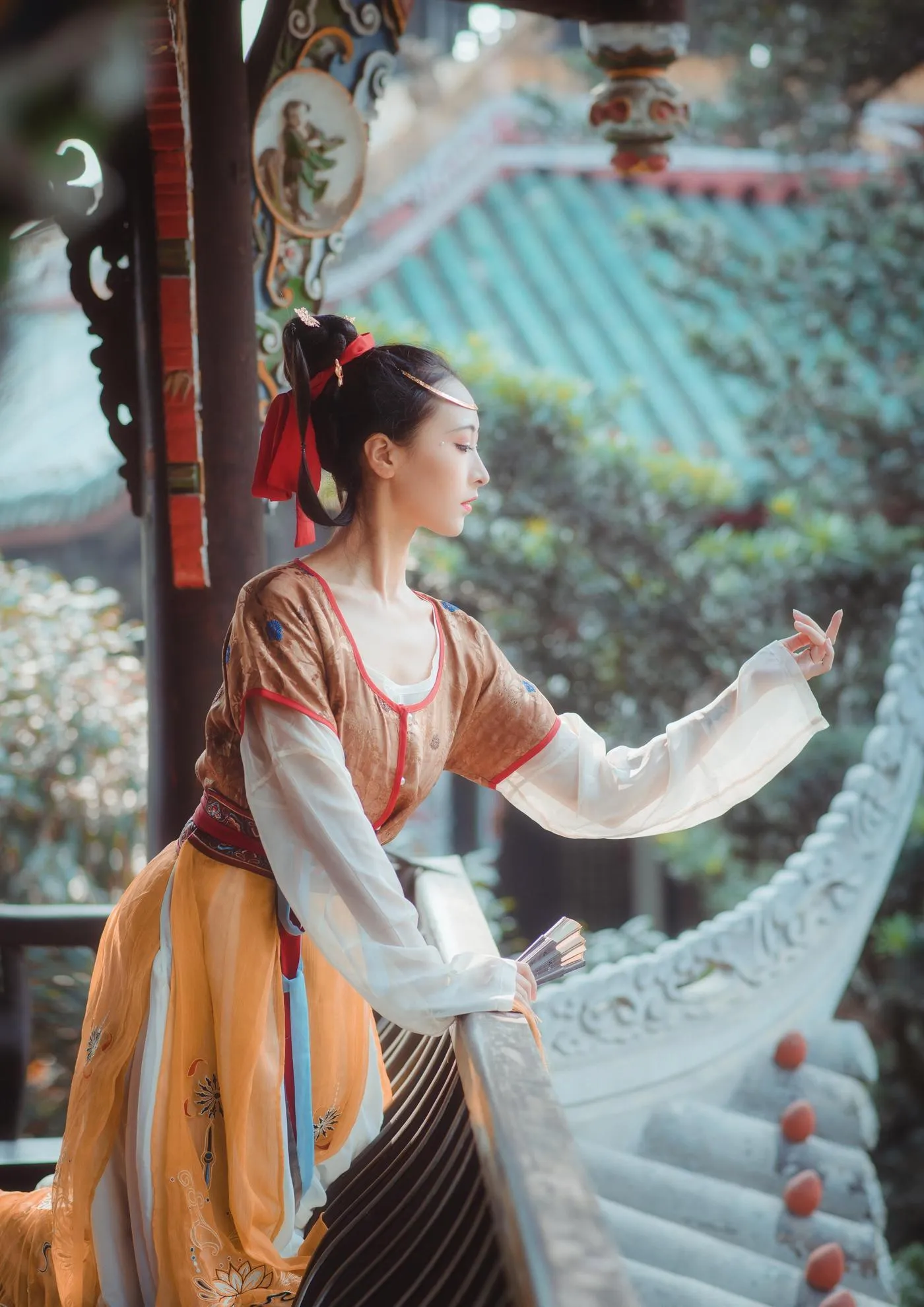 拿相机的执义 – NO.41 汉服写真头上金爵钗 [13P]插图7
