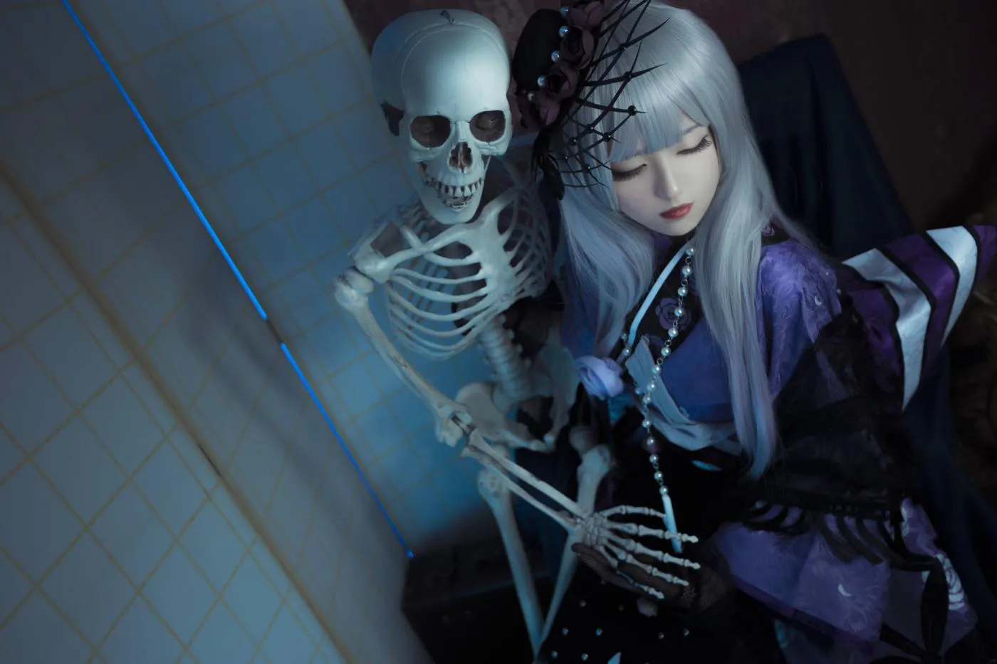 斯文文文文 – NO.07 蔷薇少女水银灯真红莓御姐女仆 [39P]插图4