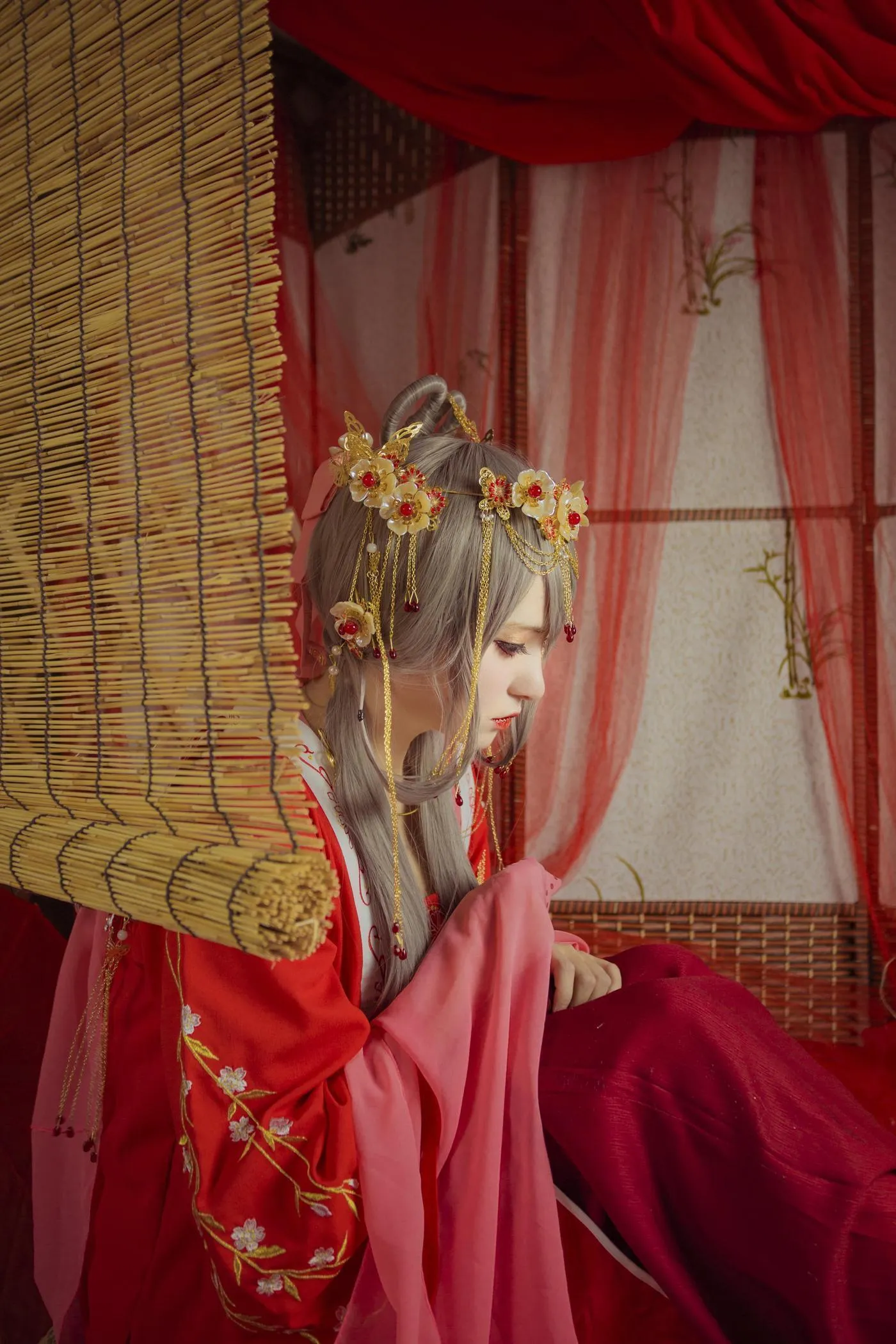 斯文文文文 – NO.62 VOCALOID COS洛天依落花霁婚服 [13P]插图1