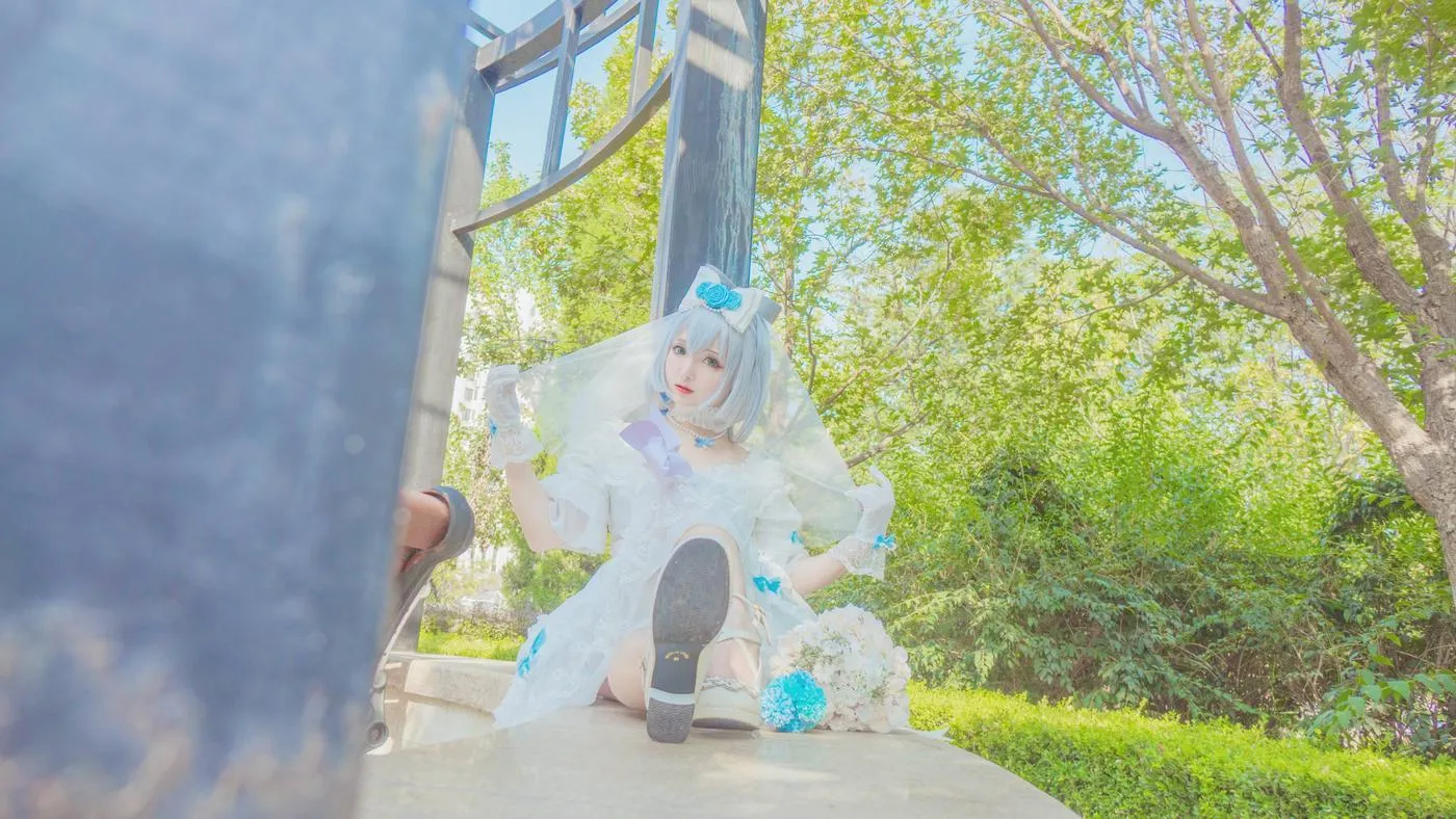斯文文文文 – NO.64 VOCALOID COS御姐洛天依花嫁 [13P]插图6