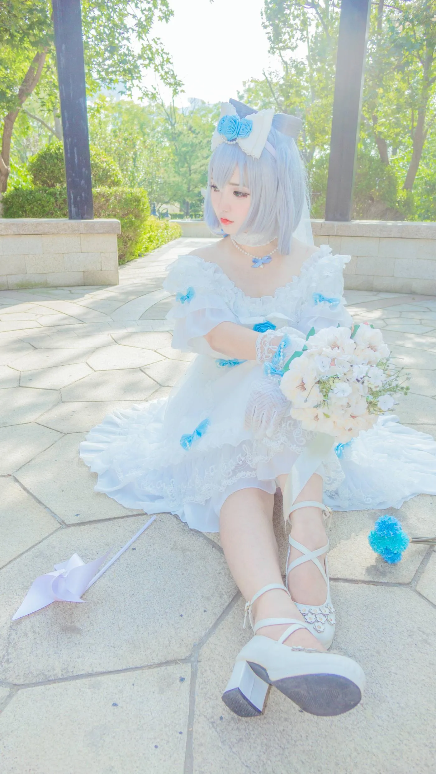 斯文文文文 – NO.64 VOCALOID COS御姐洛天依花嫁 [13P]插图7