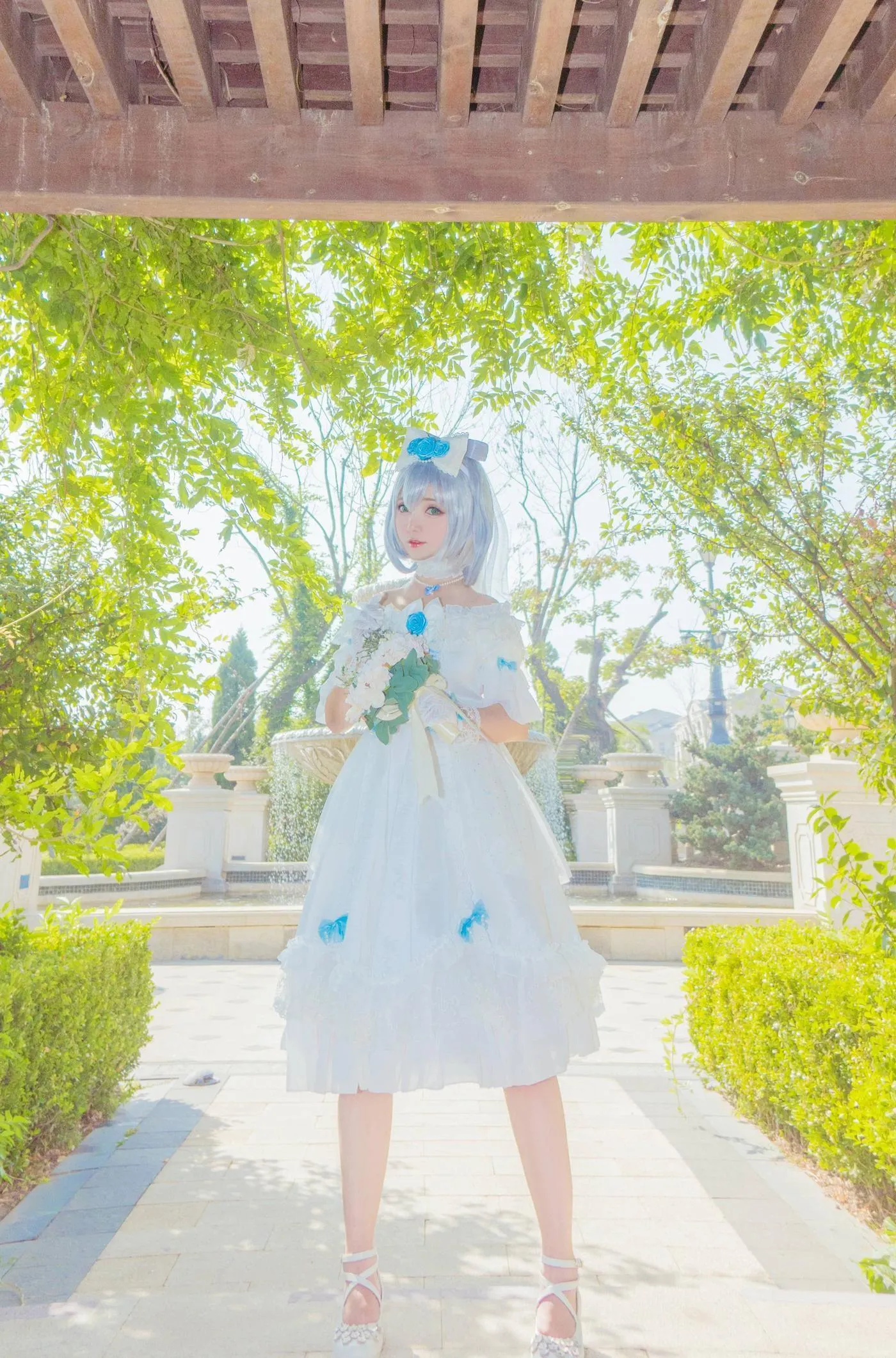 斯文文文文 – NO.64 VOCALOID COS御姐洛天依花嫁 [13P]插图9