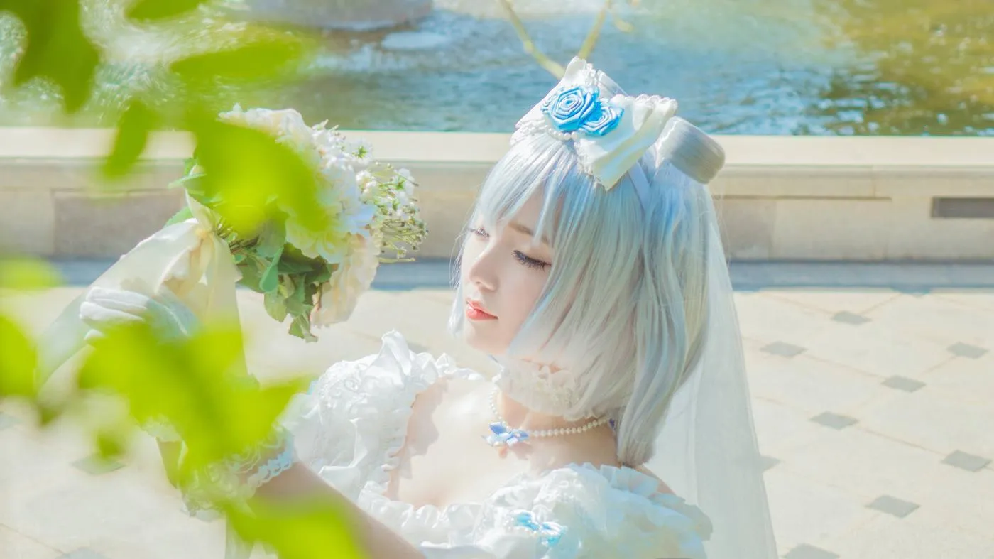 斯文文文文 – NO.64 VOCALOID COS御姐洛天依花嫁 [13P]插图2