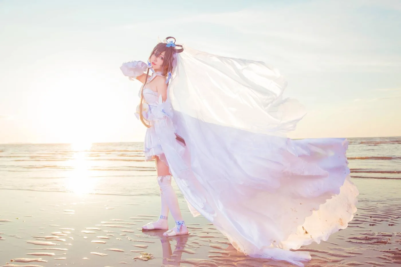 斯文文文文 – NO.68 VOCALOIDCOS洛天依御姐美如画花嫁 [21P]插图1
