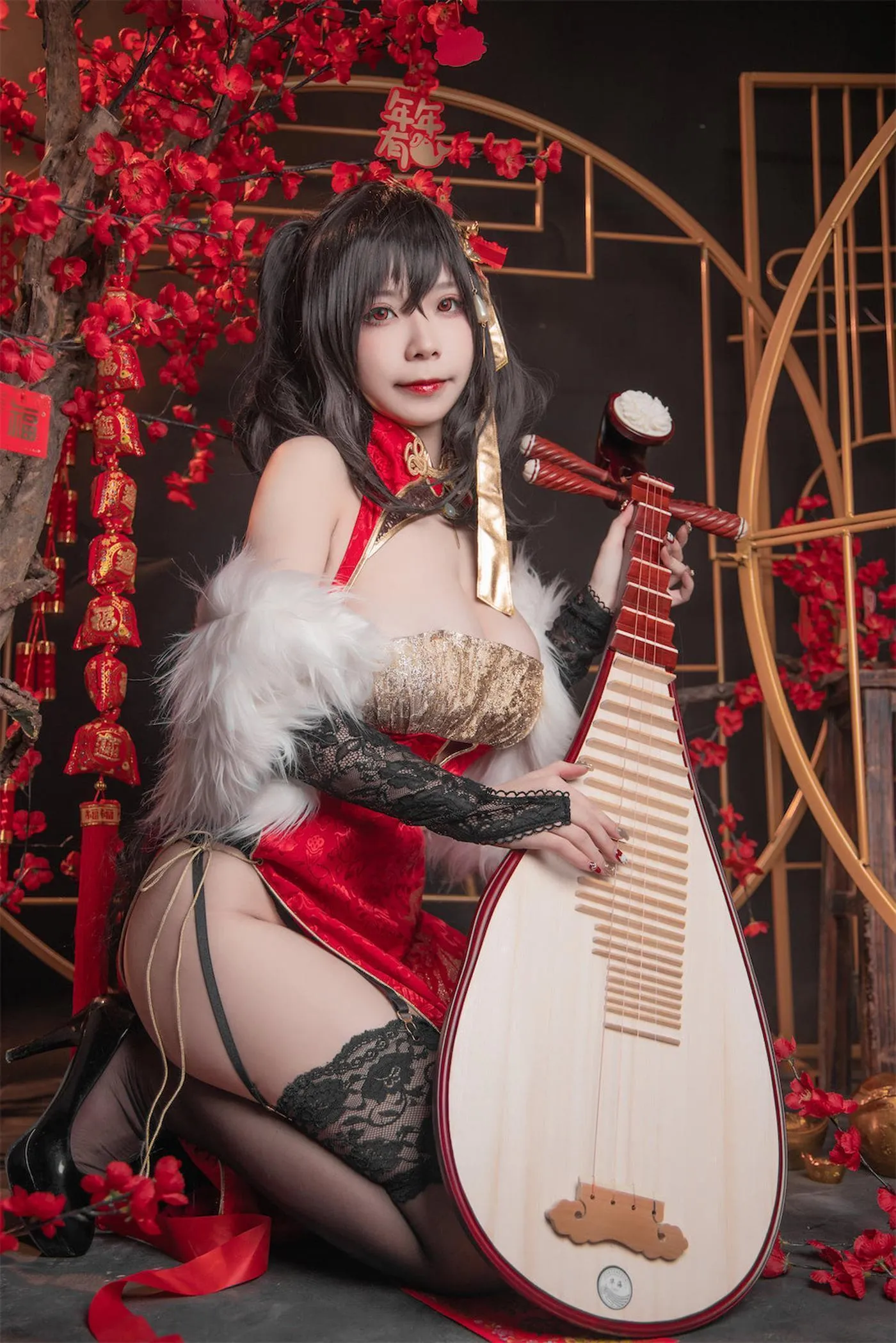 无颜小天使wy – NO.16 碧蓝航线 大凤红旗袍 [58P]插图5