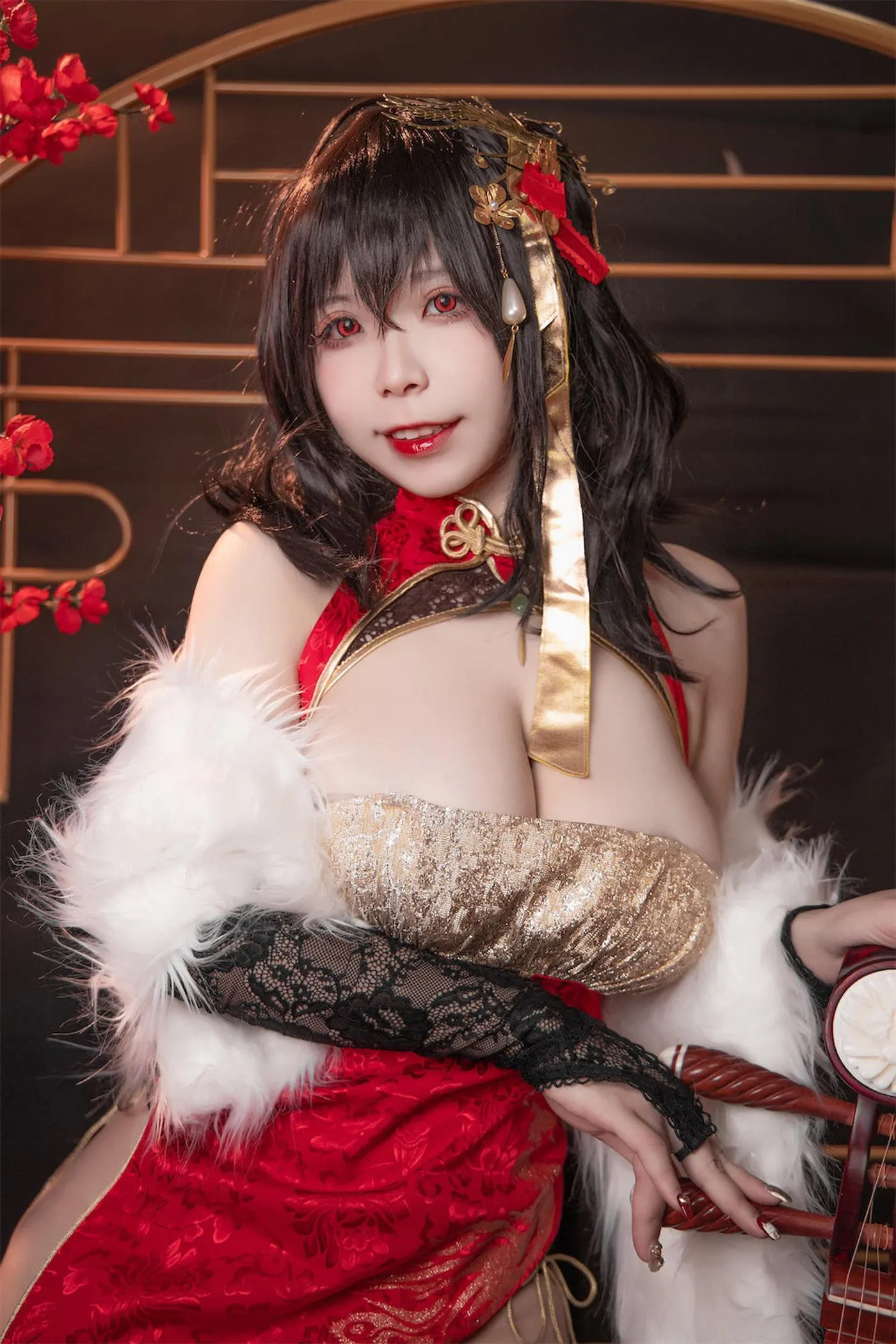 无颜小天使wy – NO.16 碧蓝航线 大凤红旗袍 [58P]插图4