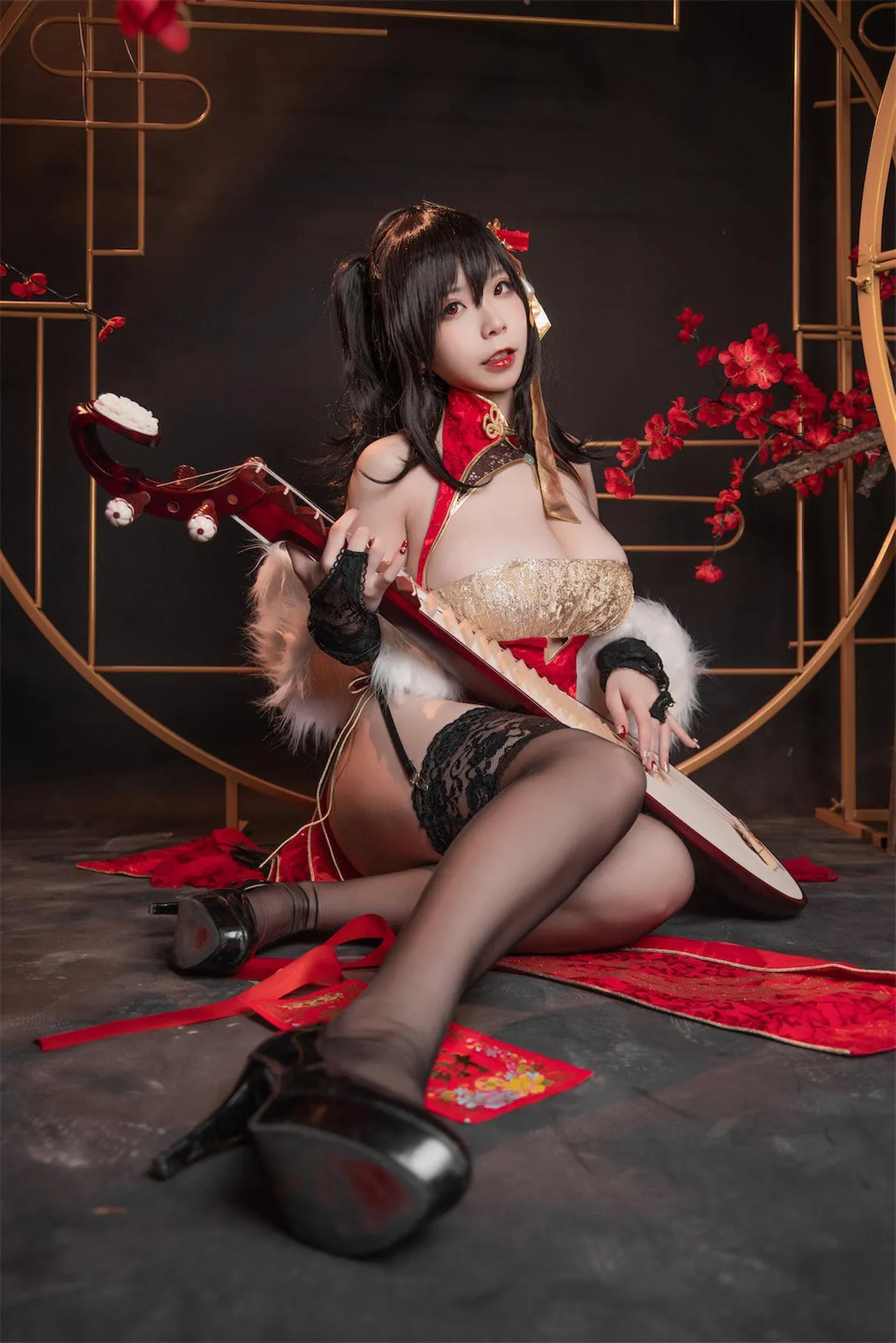 无颜小天使wy – NO.16 碧蓝航线 大凤红旗袍 [58P]插图9