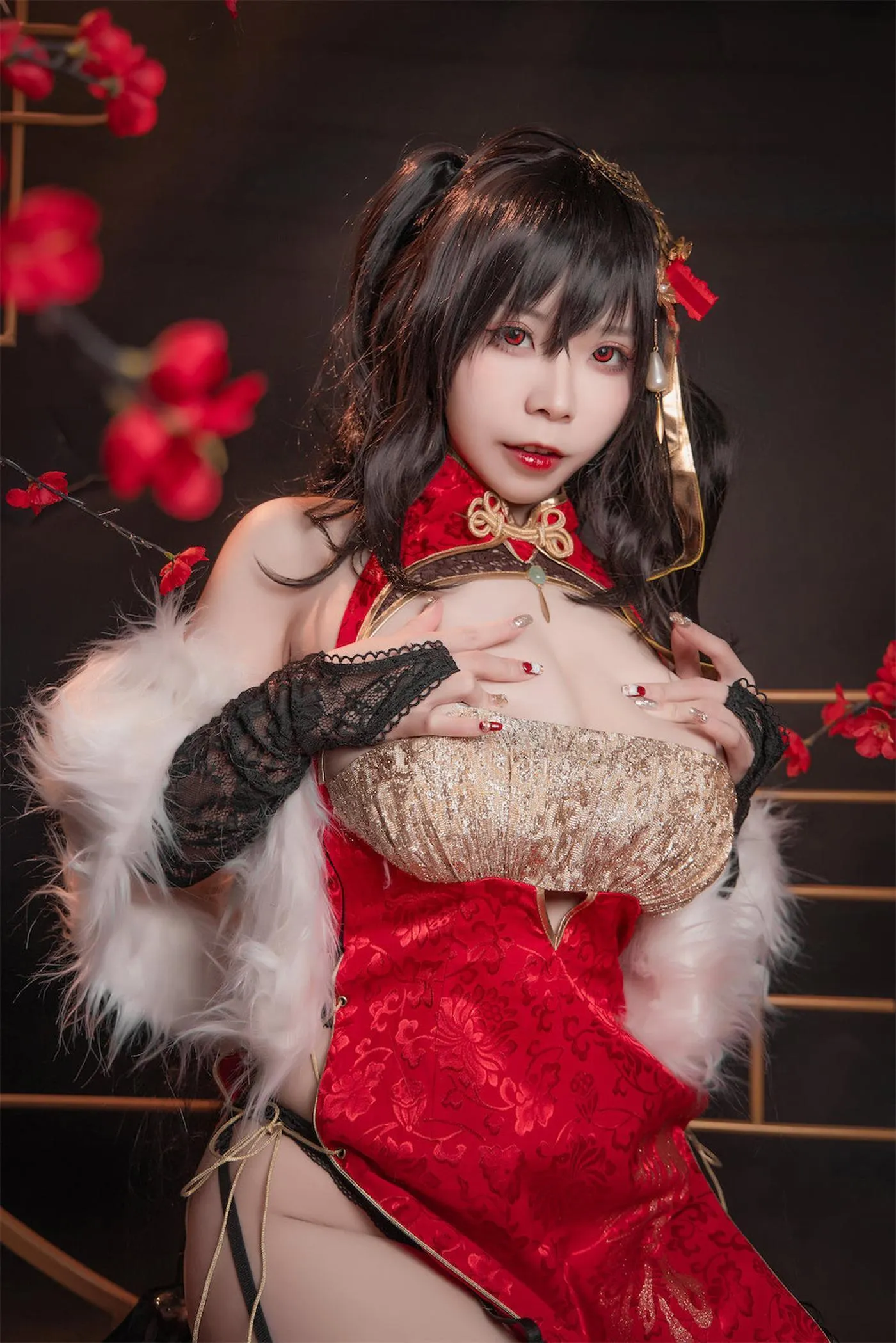 无颜小天使wy – NO.16 碧蓝航线 大凤红旗袍 [58P]插图4