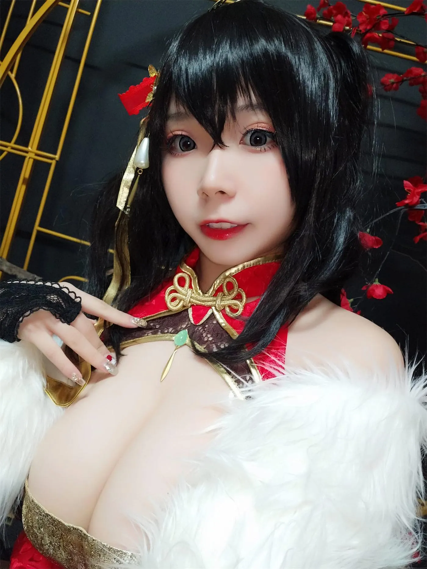 无颜小天使wy – NO.16 碧蓝航线 大凤红旗袍 [58P]插图8