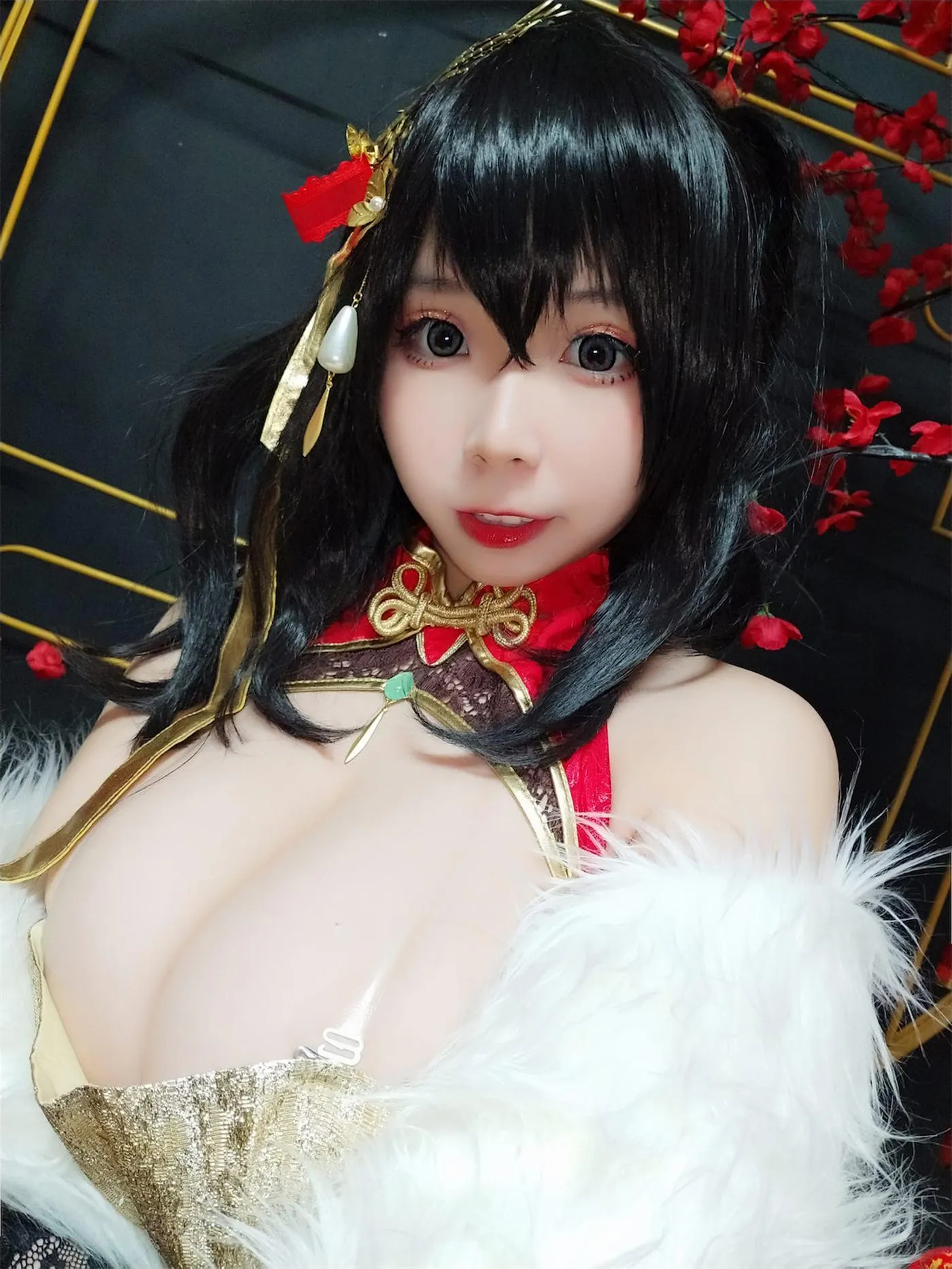 无颜小天使wy – NO.16 碧蓝航线 大凤红旗袍 [58P]插图9