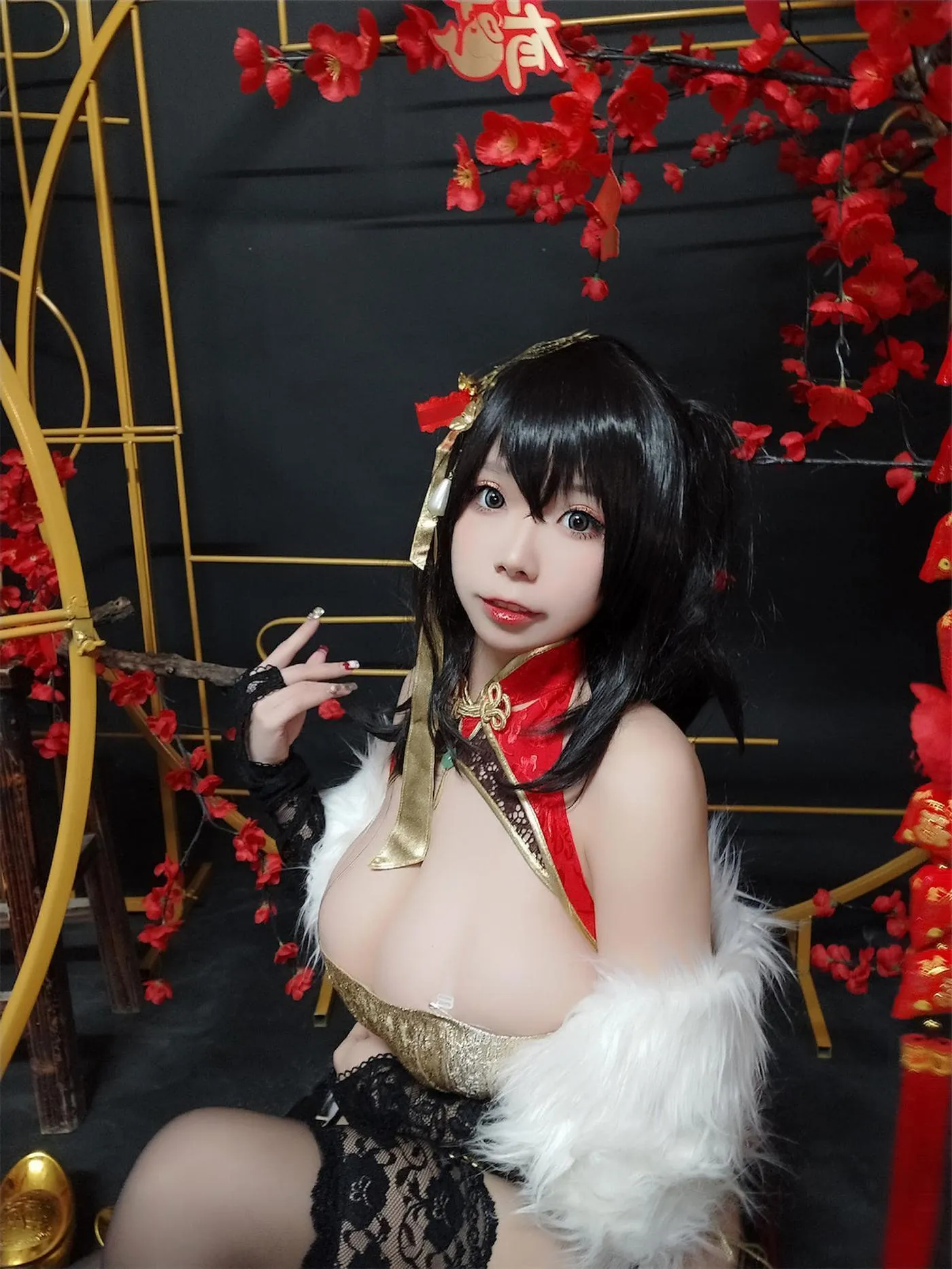 无颜小天使wy – NO.16 碧蓝航线 大凤红旗袍 [58P]插图2