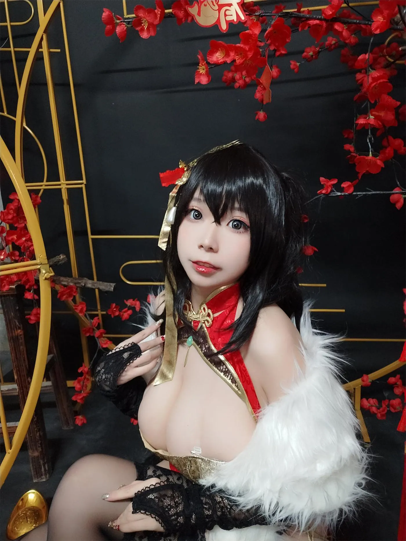 无颜小天使wy – NO.16 碧蓝航线 大凤红旗袍 [58P]插图4