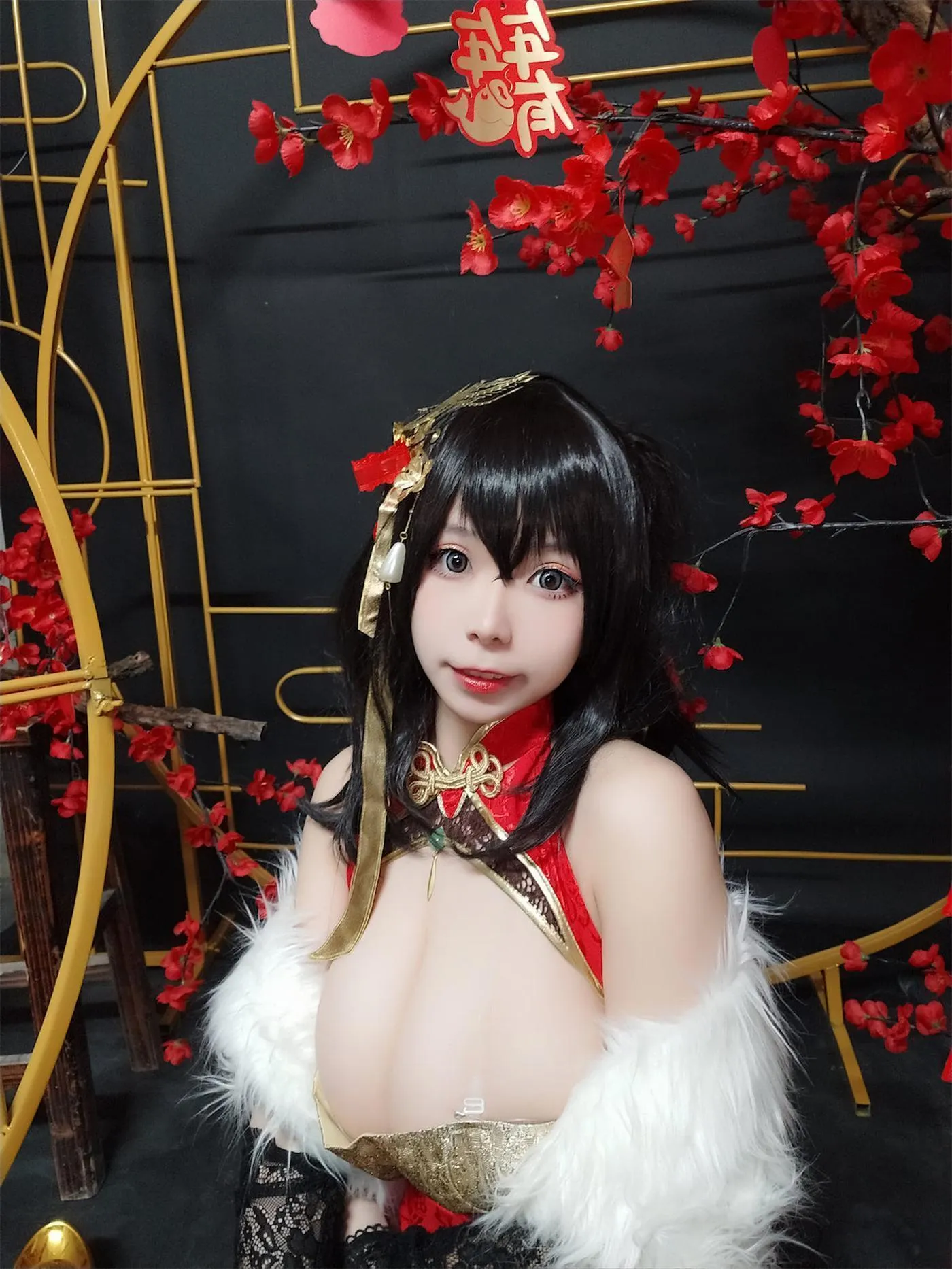无颜小天使wy – NO.16 碧蓝航线 大凤红旗袍 [58P]插图6